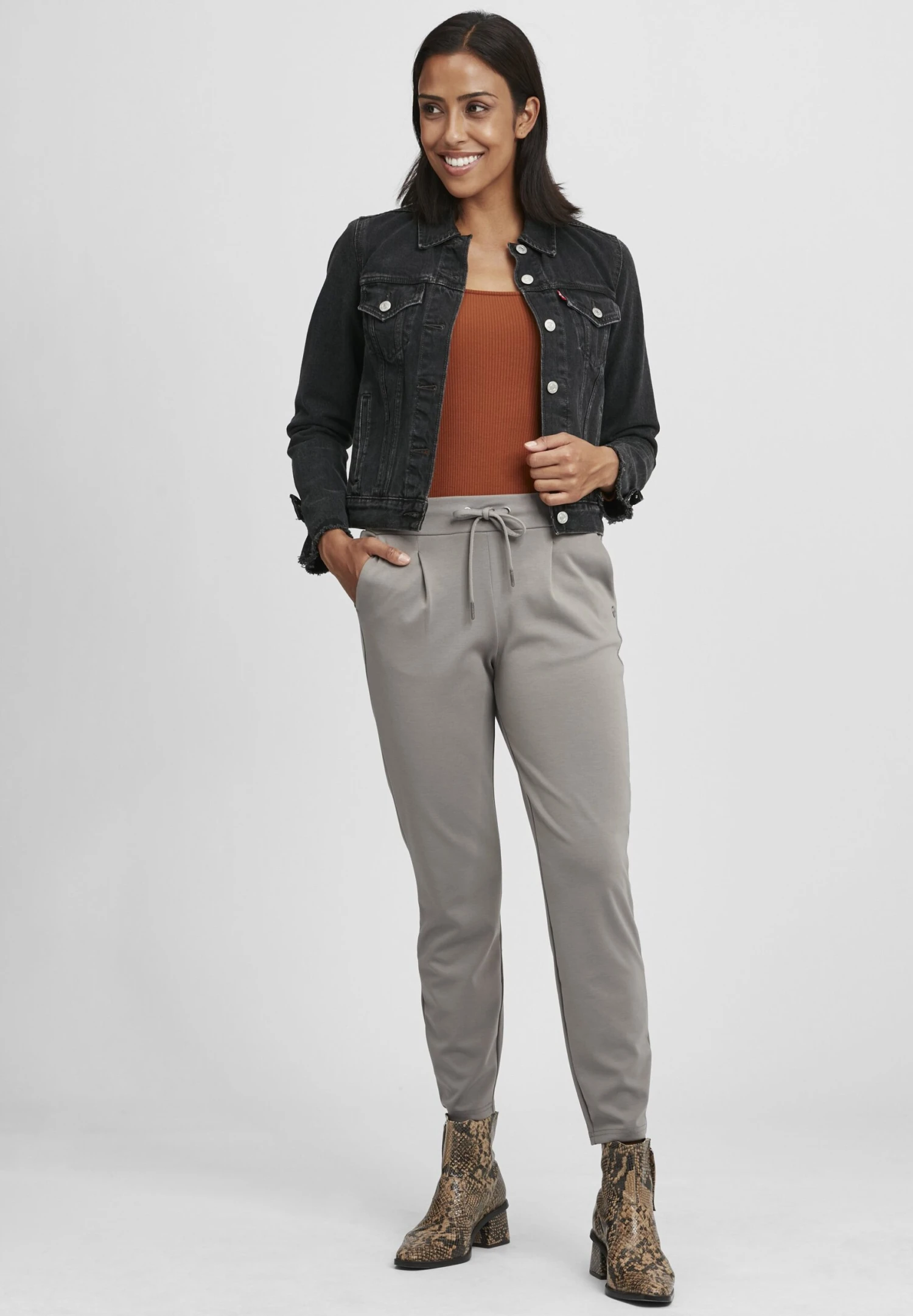 OXMO Oxanita - Pantalones Deportivos - Steel Gray 2 OXMO Oxanita - Pantalones Deportivos - Steel Gray - Imagen 2