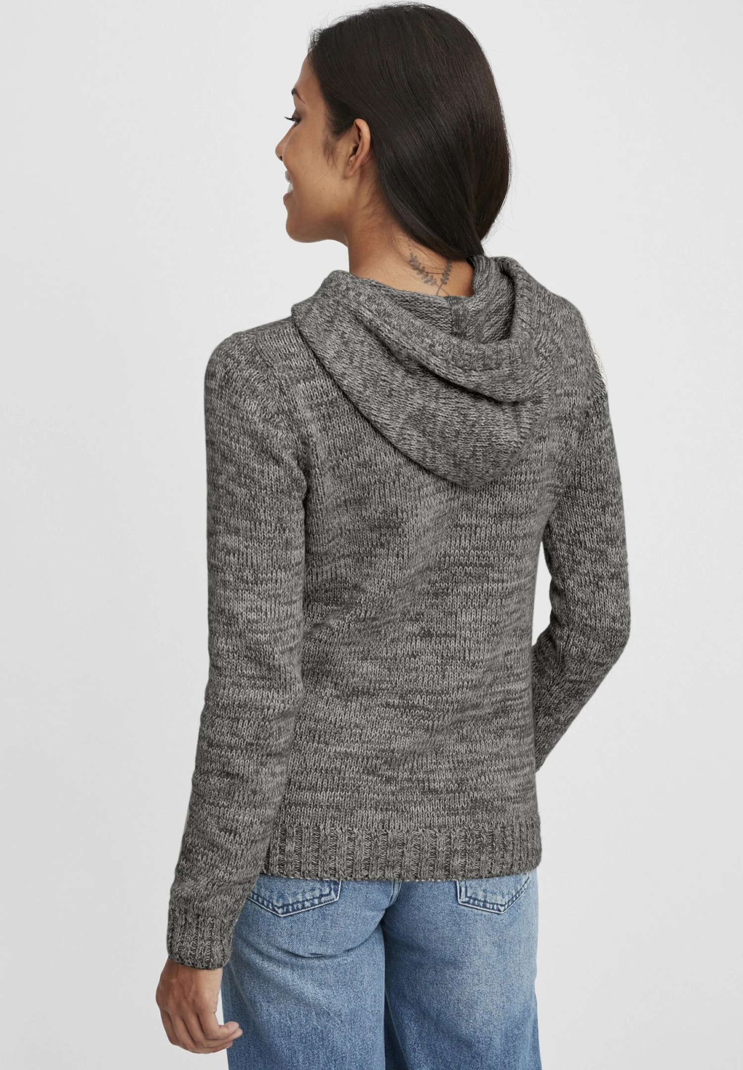 OXMO Oxphilla - Jersey De Punto - Dark Grey 3 OXMO Oxphilla - Jersey De Punto - Dark Grey - Imagen 3