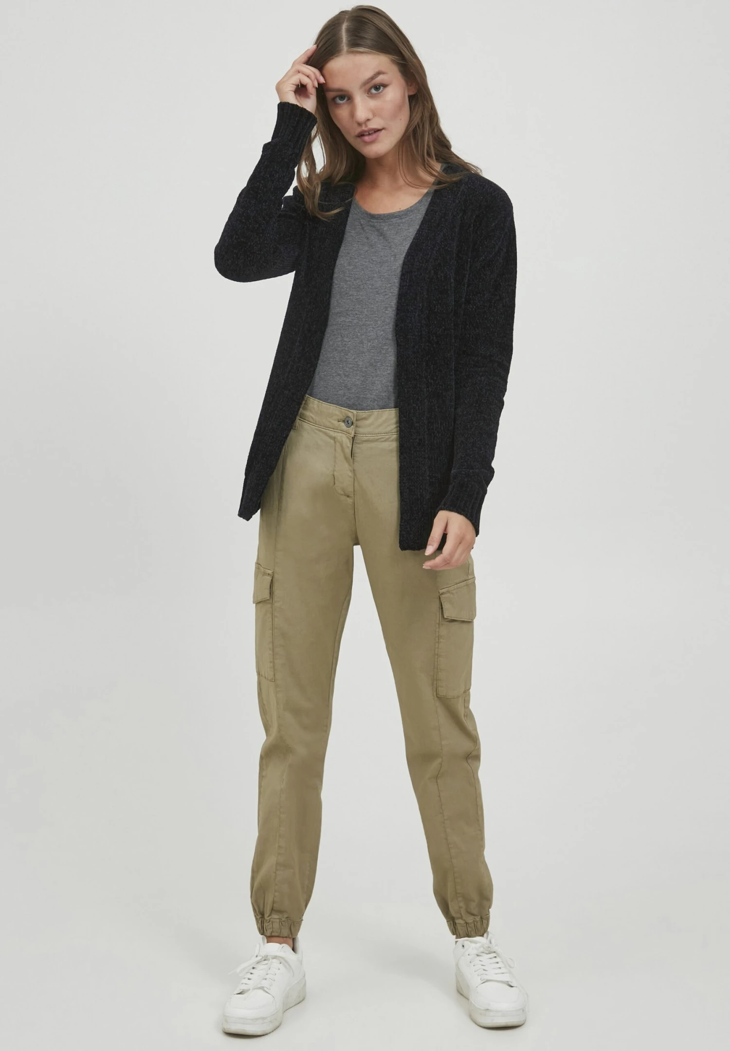 OXMO Oxelisabet - Chaqueta De Punto - Black 2 OXMO Oxelisabet - Chaqueta De Punto - Black - Imagen 2