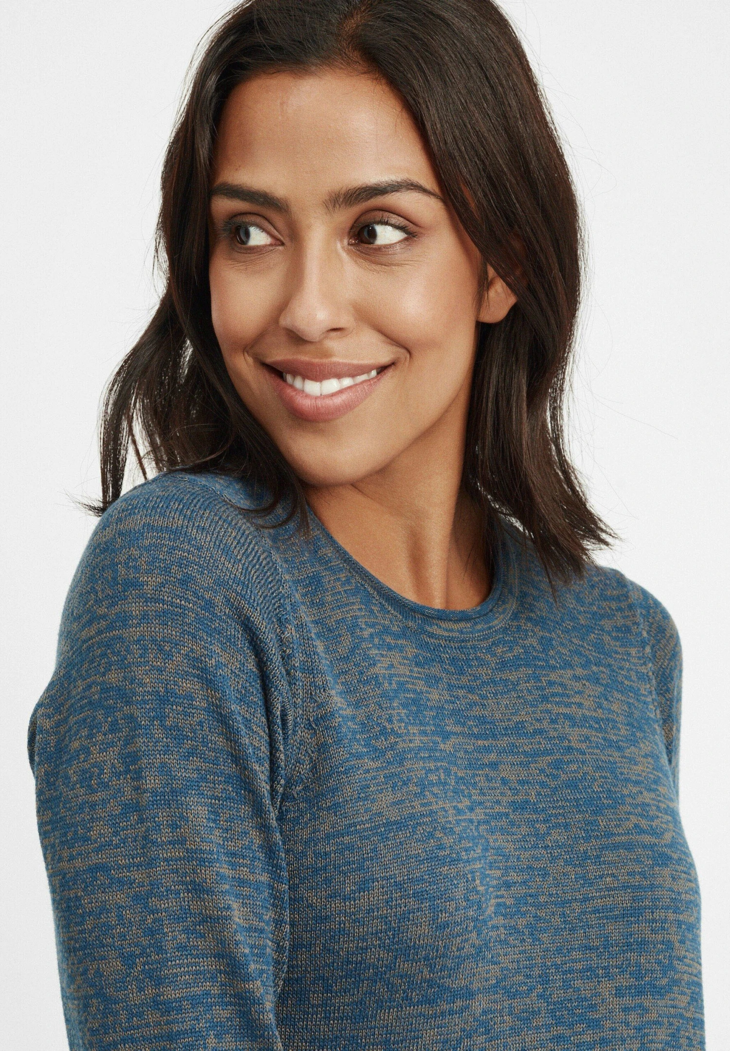 OXMO Oxdanielle - Vestido De Punto - Ensign Blue 4 OXMO Oxdanielle - Vestido De Punto - Ensign Blue - Imagen 4