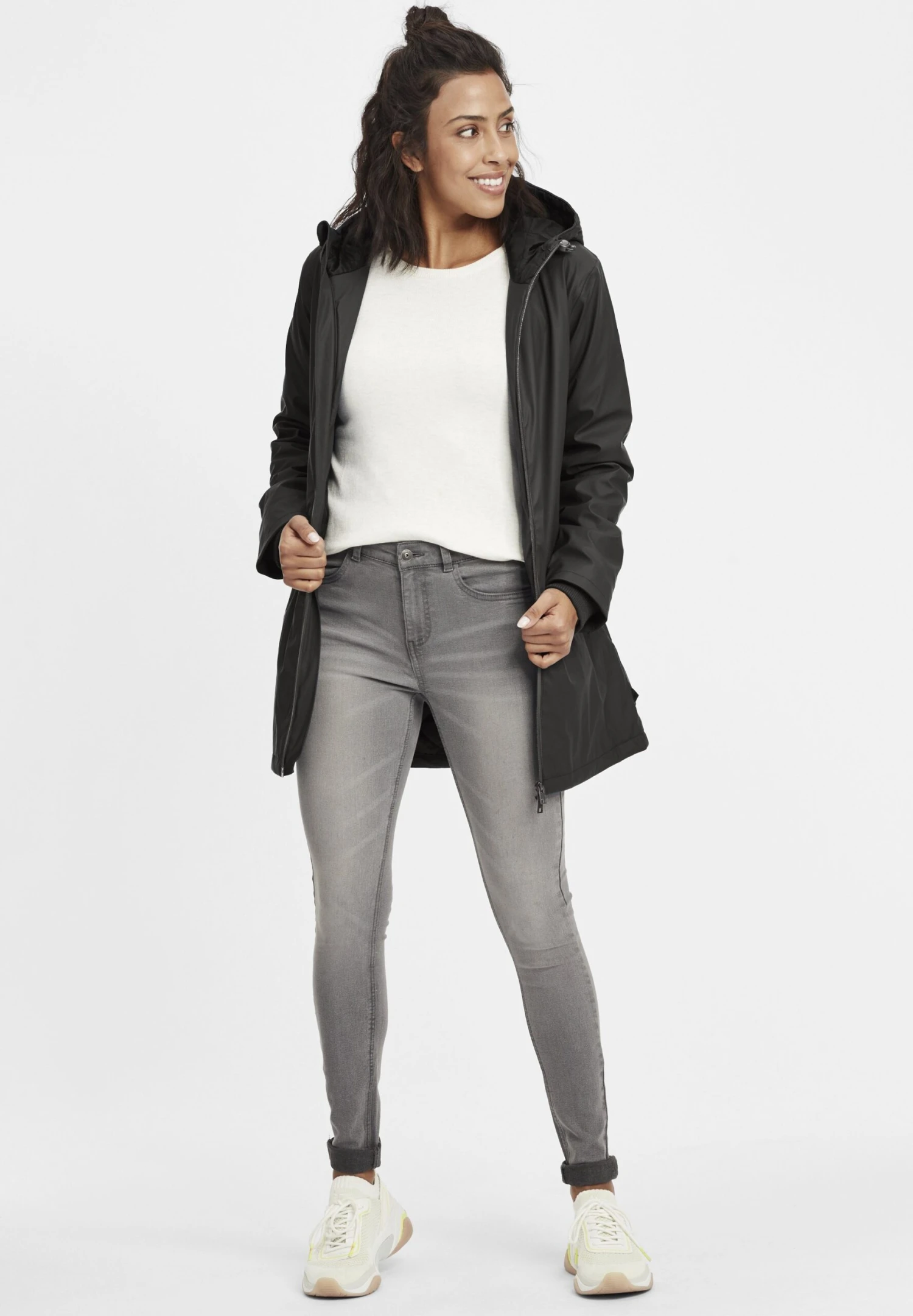 OXMO Oxjanina - Parka - Black 2 OXMO Oxjanina - Parka - Black - Imagen 2