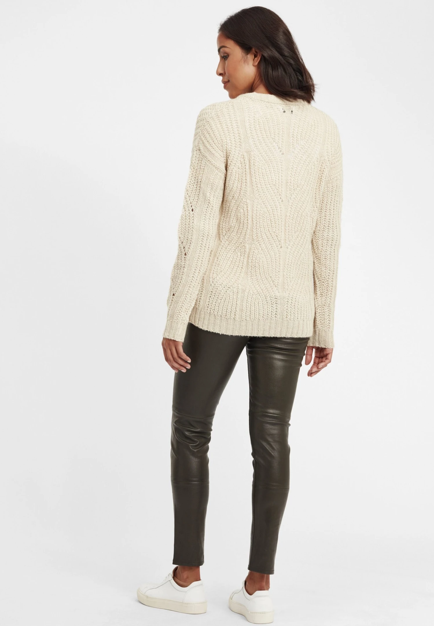 OXMO Oxchiara - Jersey De Punto - Oyster Grey Melange 3 OXMO Oxchiara - Jersey De Punto - Oyster Grey Melange - Imagen 3