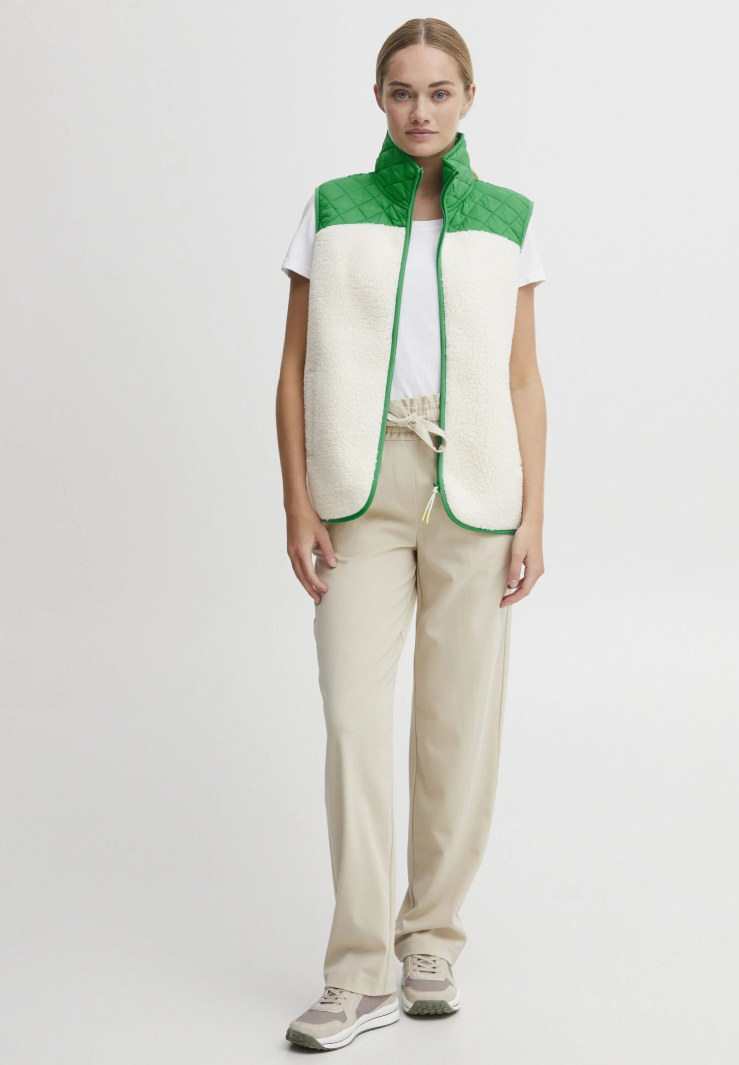 OXMO Oxbetty - Chaleco - Mint Mix 2 OXMO Oxbetty - Chaleco - Mint Mix - Imagen 2