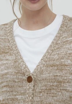 OXMO Oxphilemona - Chaqueta De Punto - Dune 9 OXMO Oxphilemona - Chaqueta De Punto - Dune -Oxmo 751caaef54274f148a1ac110c649380e