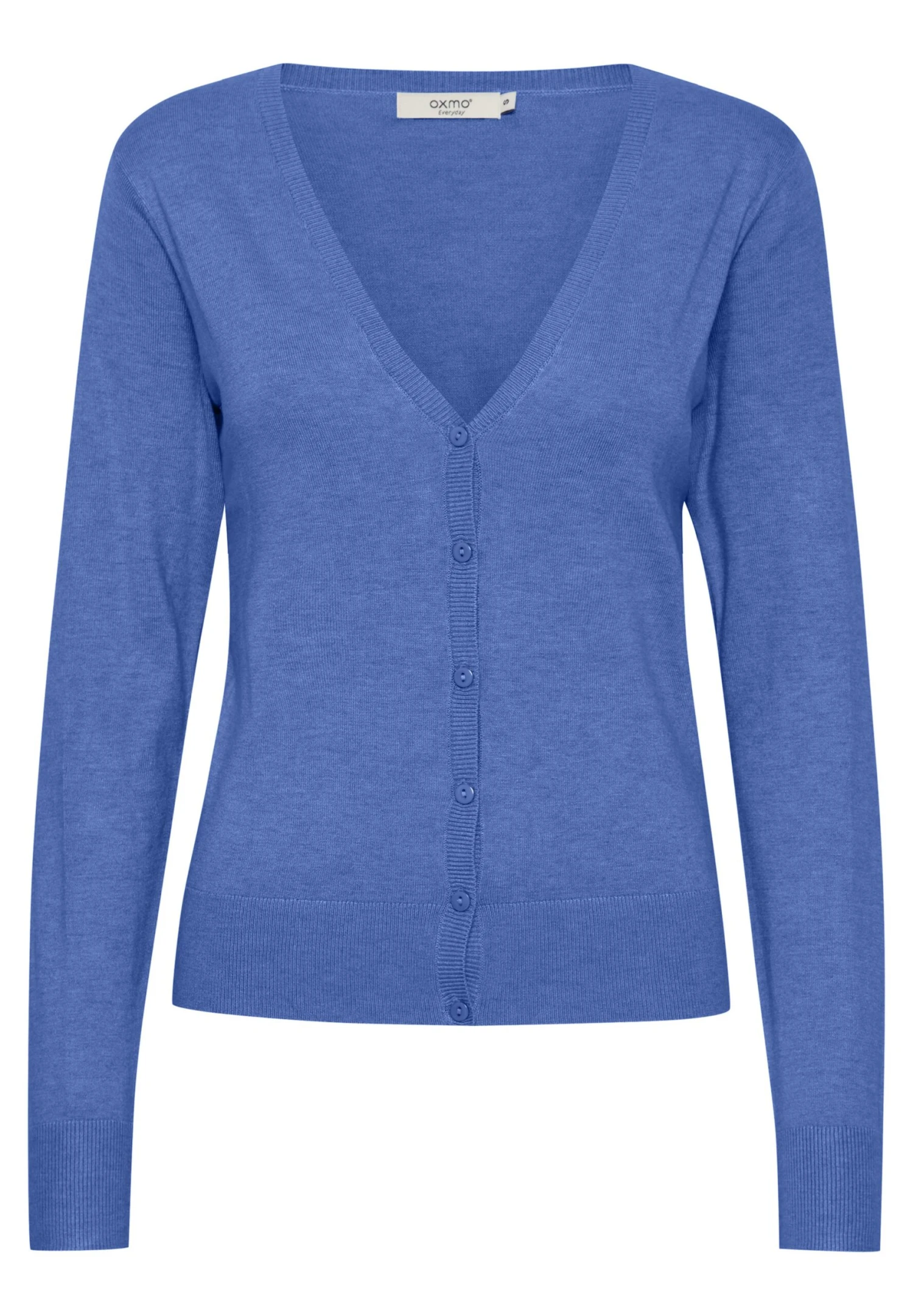 OXMO Oxhelene - Chaqueta De Punto - Strong Blue Melange 6 OXMO Oxhelene - Chaqueta De Punto - Strong Blue Melange - Imagen 6