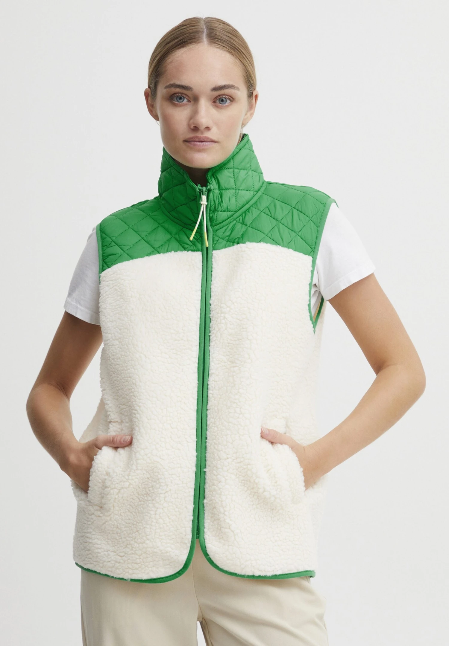 OXMO Oxbetty - Chaleco - Mint Mix 1 OXMO Oxbetty - Chaleco - Mint Mix