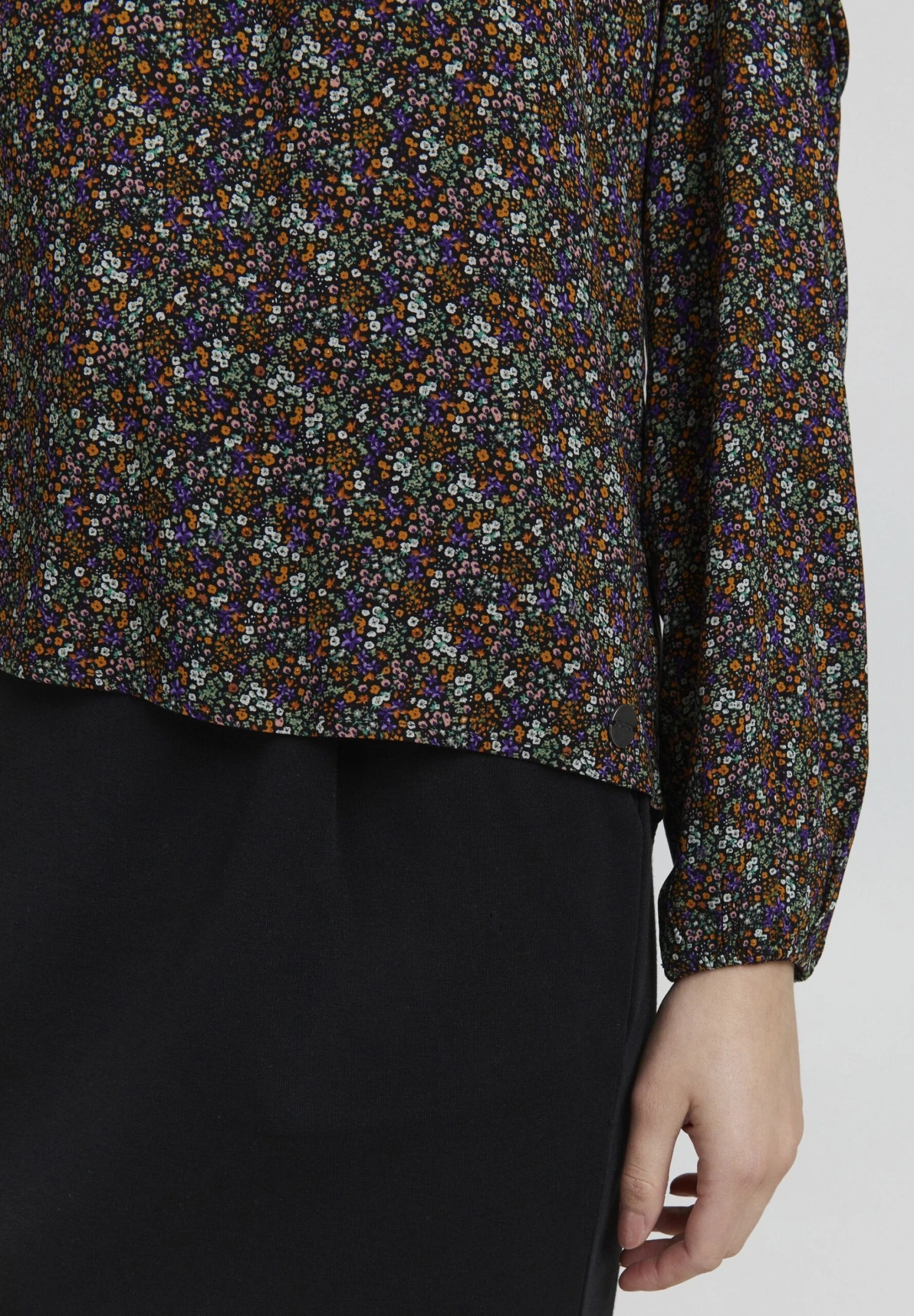 OXMO Elvy - Blusa - Burnt Orange Mix 5 OXMO Elvy - Blusa - Burnt Orange Mix - Imagen 5