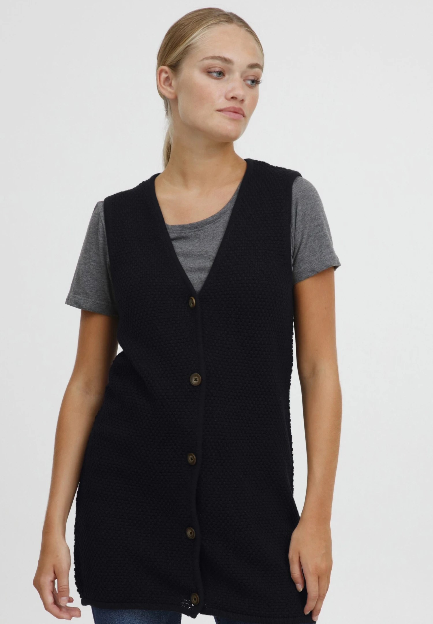 OXMO Oxheidi - Chaleco - Black 1 OXMO Oxheidi - Chaleco - Black