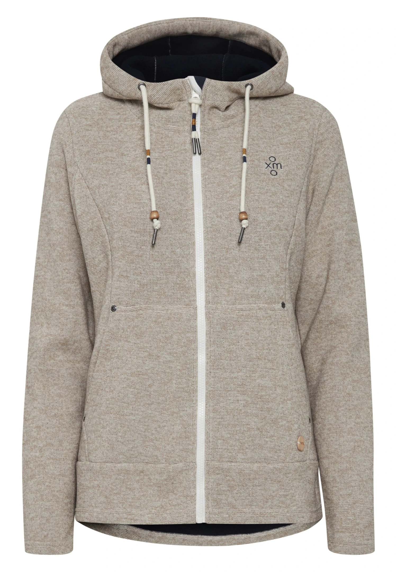 OXMO Oxfia - Sudadera Con Cremallera - Cloud Dancer 6 OXMO Oxfia - Sudadera Con Cremallera - Cloud Dancer - Imagen 6