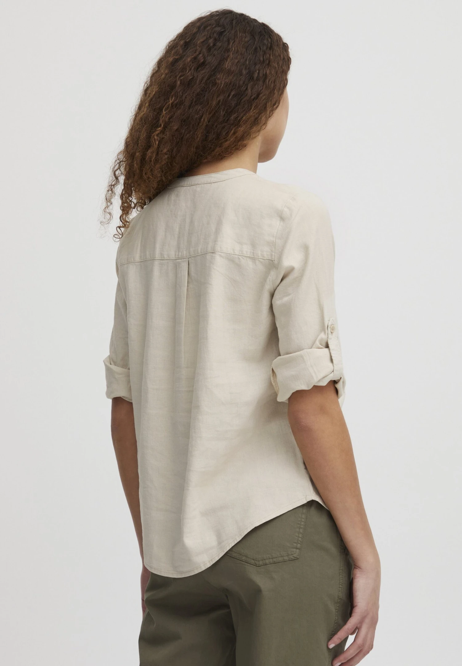 OXMO Oxanja - Blusa - Cement 3 OXMO Oxanja - Blusa - Cement - Imagen 3