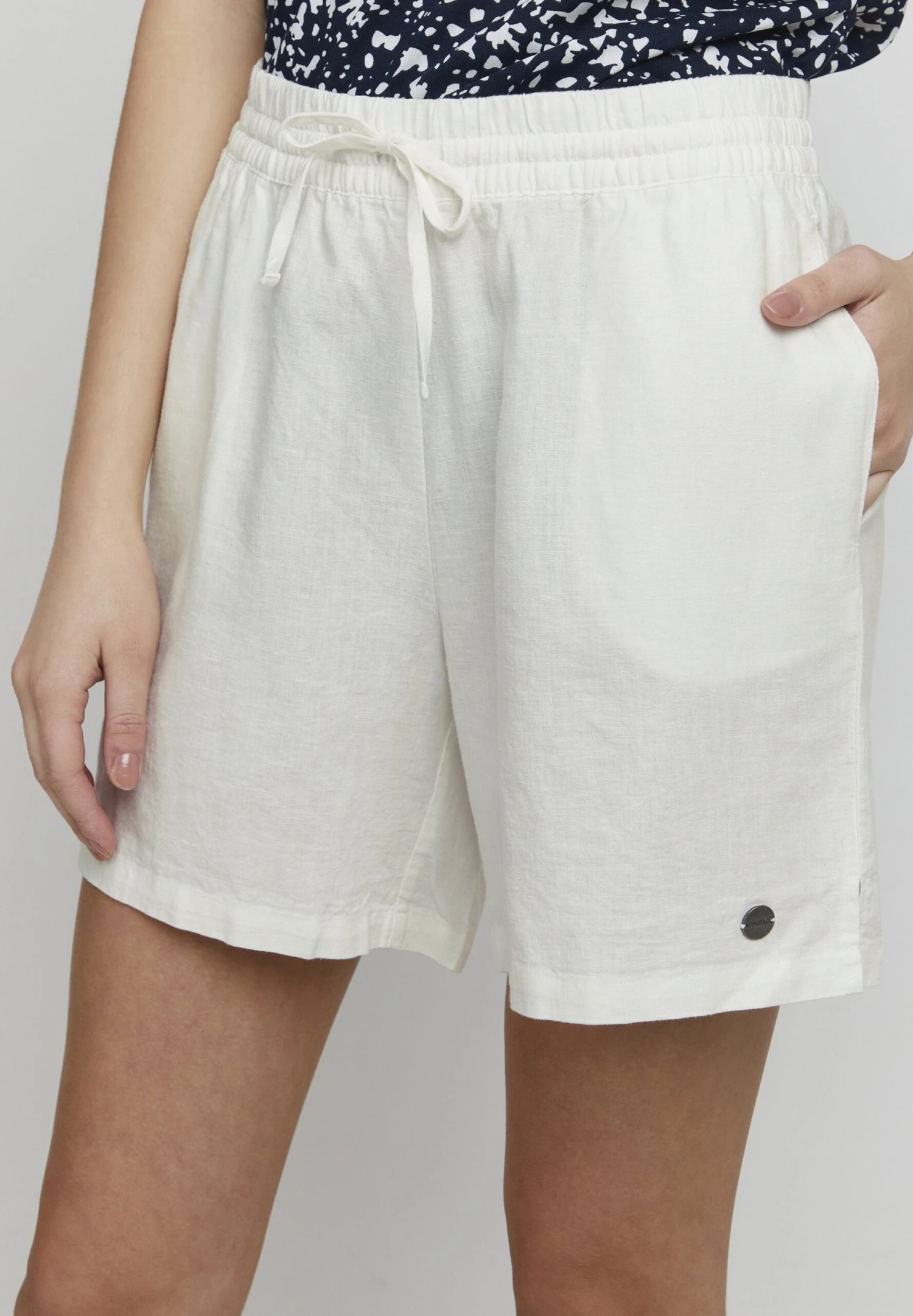 OXMO Shorts - Off White 1 OXMO Shorts - Off White