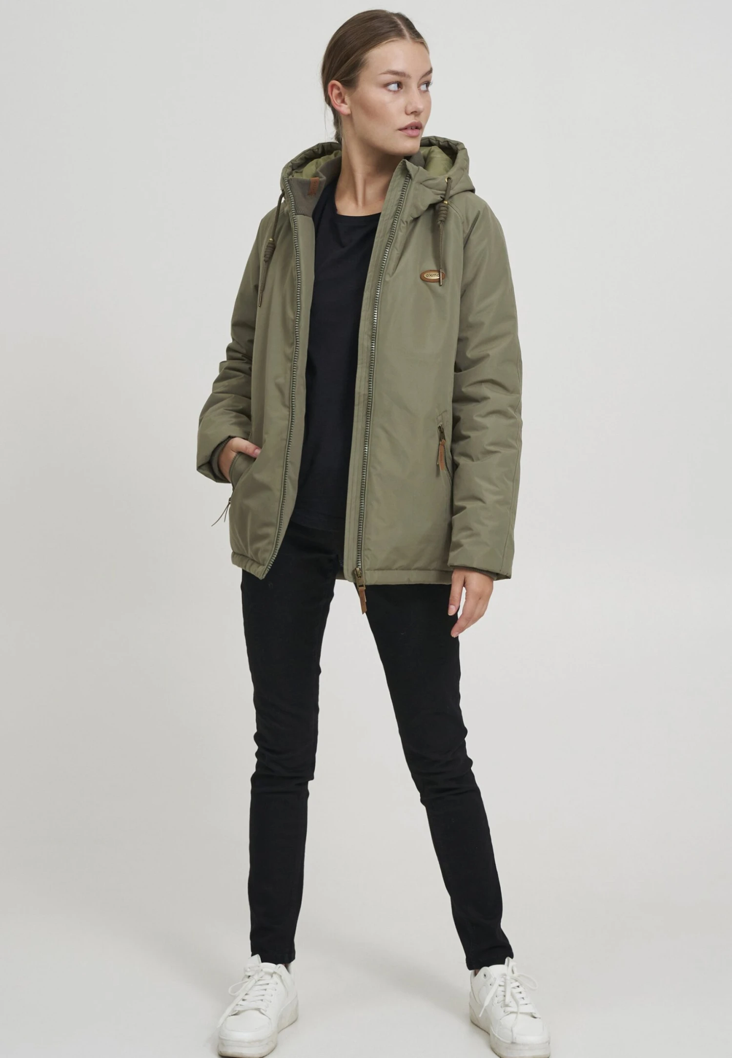 OXMO Oxtekla - Chaqueta De Entretiempo - Dusty Olive 2 OXMO Oxtekla - Chaqueta De Entretiempo - Dusty Olive - Imagen 2