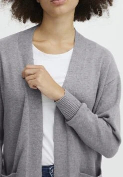 OXMO Oxritiana - Chaqueta De Punto - Mid Grey Melange 9 OXMO Oxritiana - Chaqueta De Punto - Mid Grey Melange -Oxmo 8c94da98ec054e1080f8b3b02e5930e5