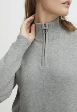 OXMO Rita - Jersey De Punto - Mid Grey Melange -Oxmo 90cea27de0af4c10b0472419cc70caef