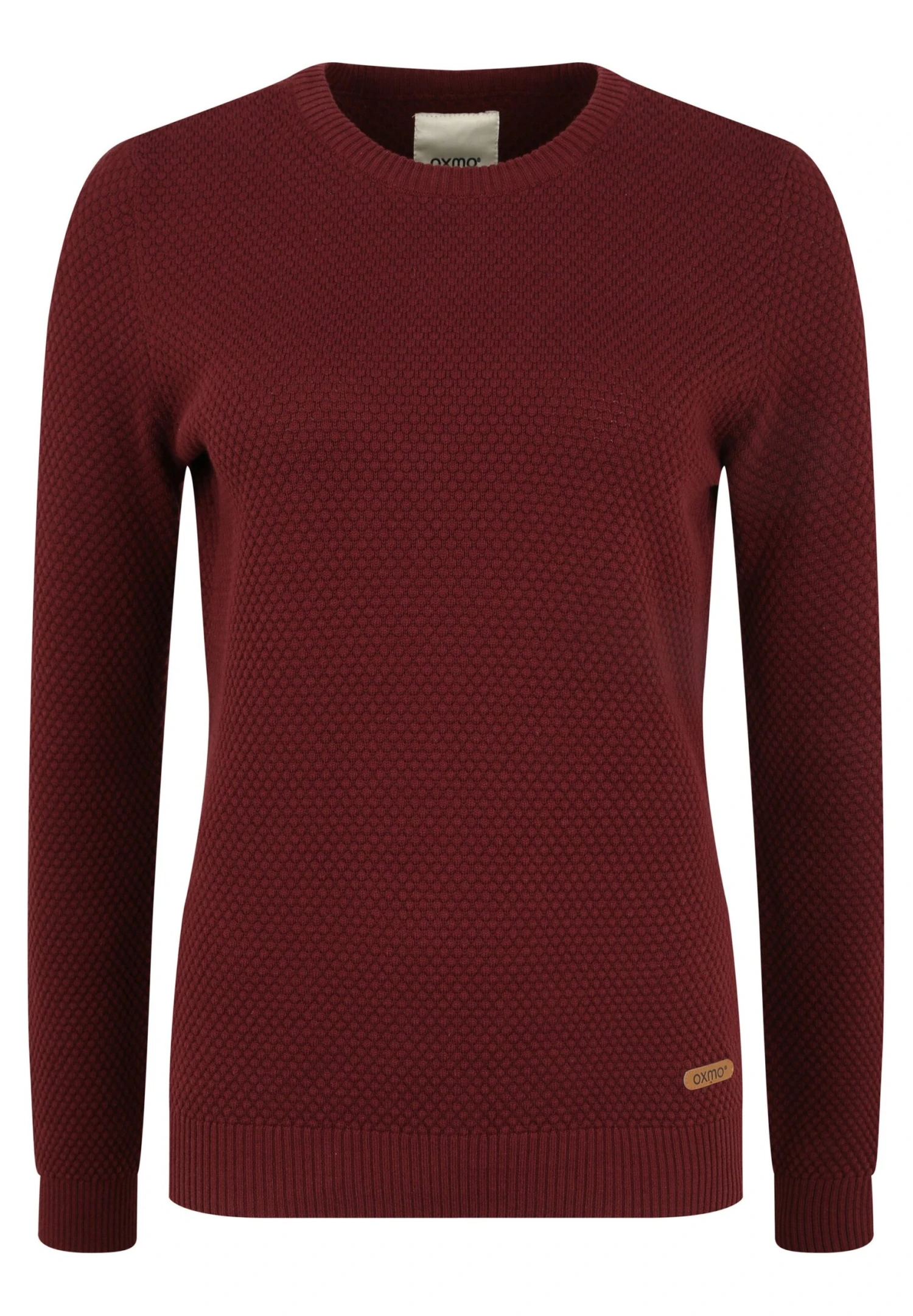 OXMO Oxsarah - Jersey De Punto - Wine Red 6 OXMO Oxsarah - Jersey De Punto - Wine Red - Imagen 6