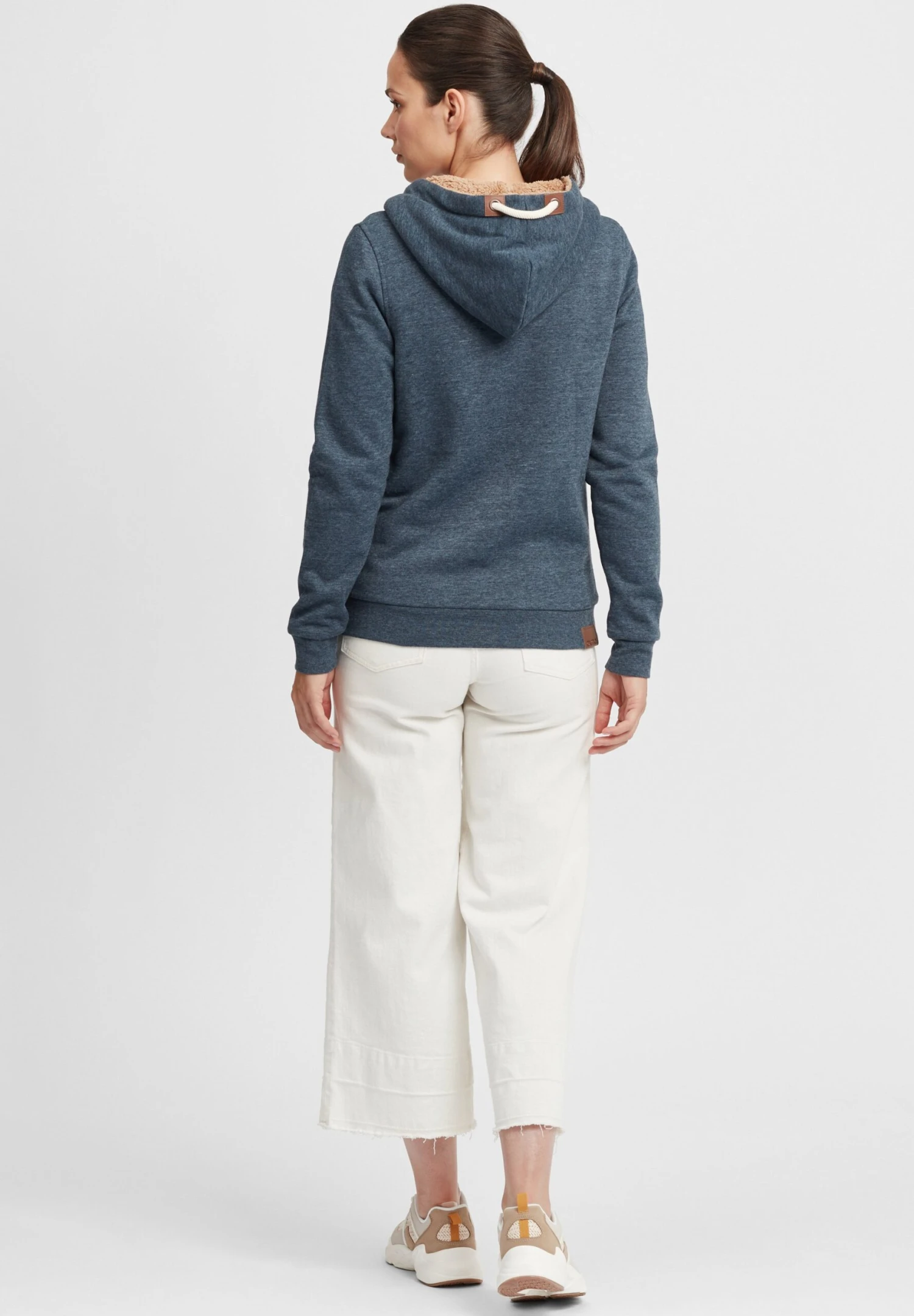 OXMO Oxvicky - Sudadera Con Cremallera - Ins Bl Mel 3 OXMO Oxvicky - Sudadera Con Cremallera - Ins Bl Mel - Imagen 3