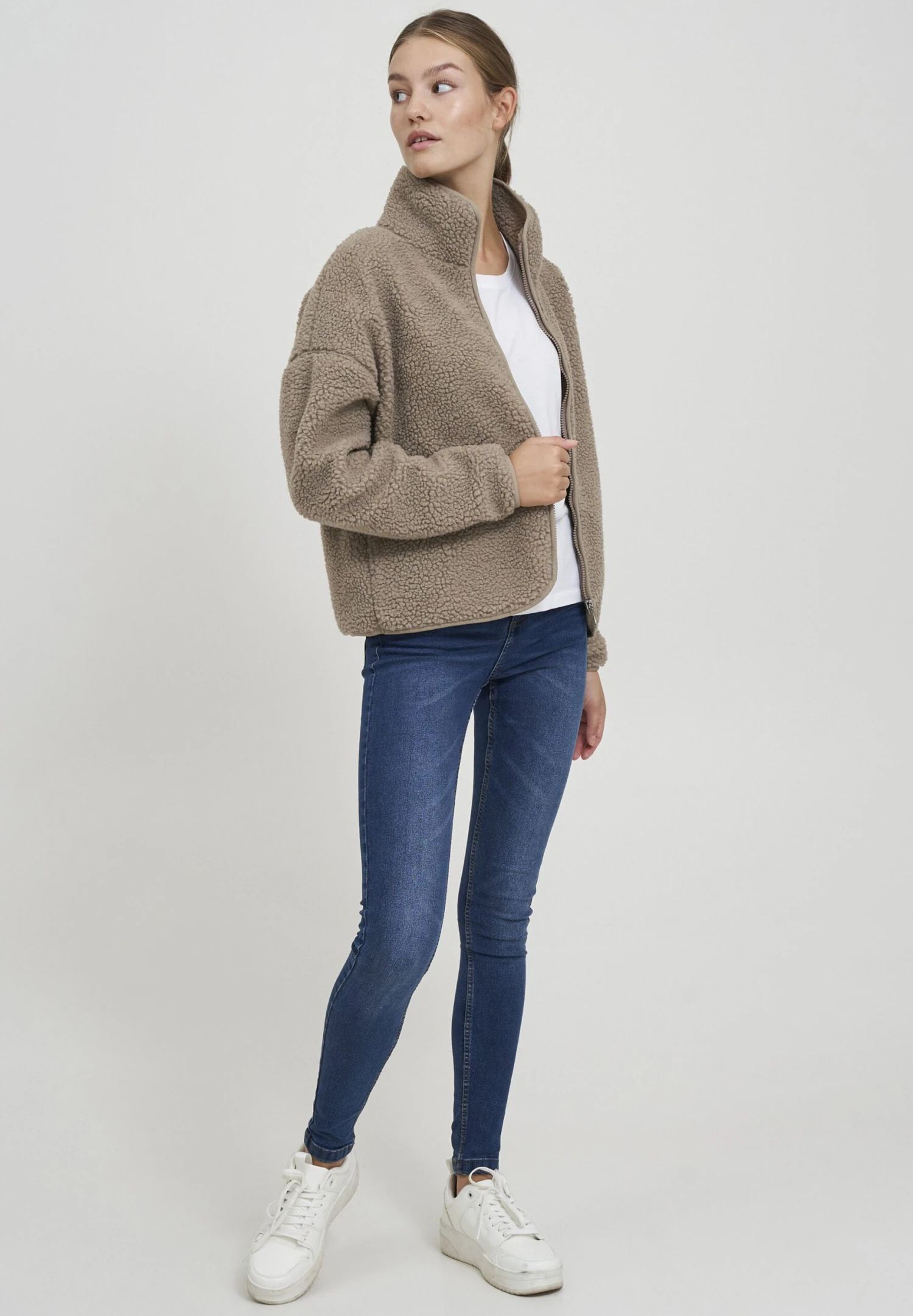 OXMO Oxtonje - Sudadera Con Cremallera - Dune 2 OXMO Oxtonje - Sudadera Con Cremallera - Dune - Imagen 2