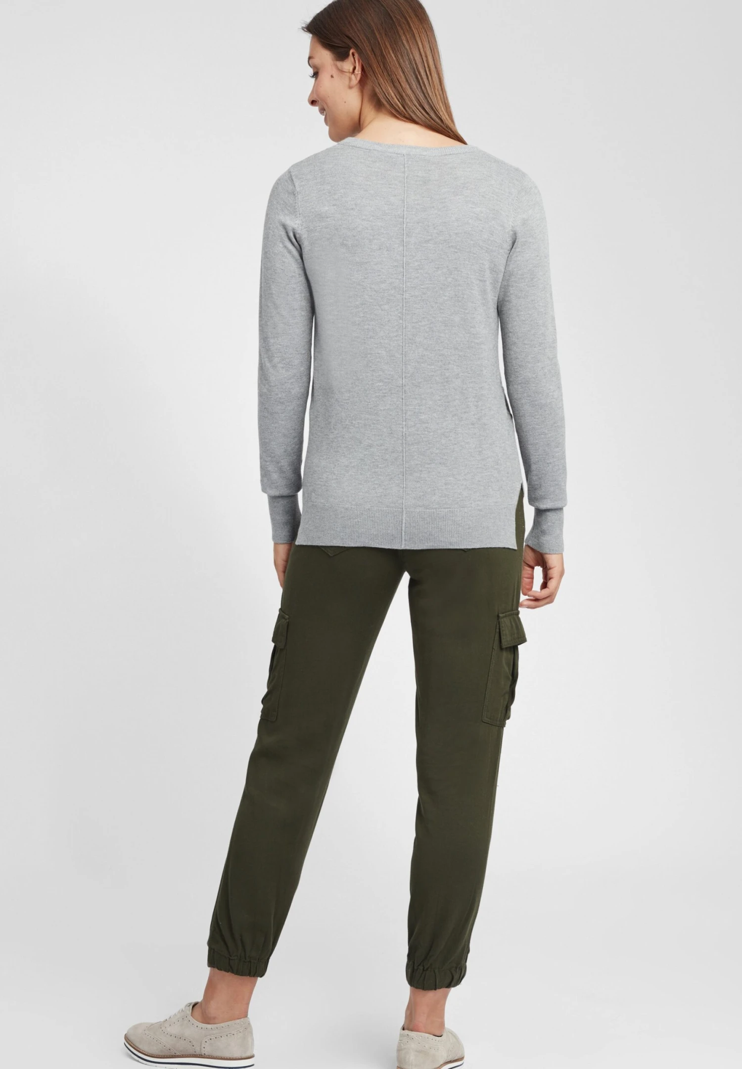 OXMO Oxwinova - Jersey De Punto - Medium Grey Melange 3 OXMO Oxwinova - Jersey De Punto - Medium Grey Melange - Imagen 3