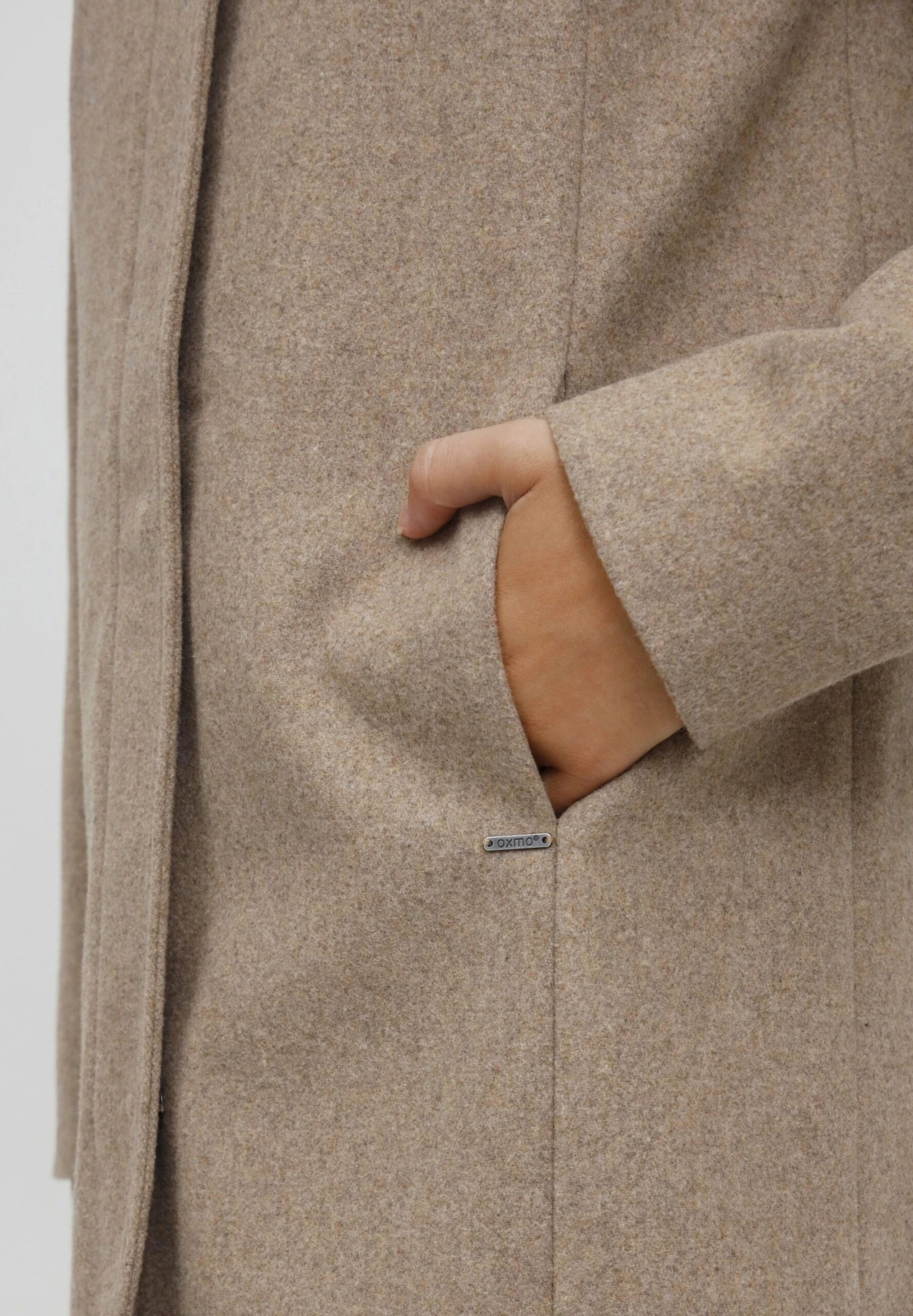 OXMO Oxnelina - Abrigo De Invierno - Dune Melange 5 OXMO Oxnelina - Abrigo De Invierno - Dune Melange - Imagen 5