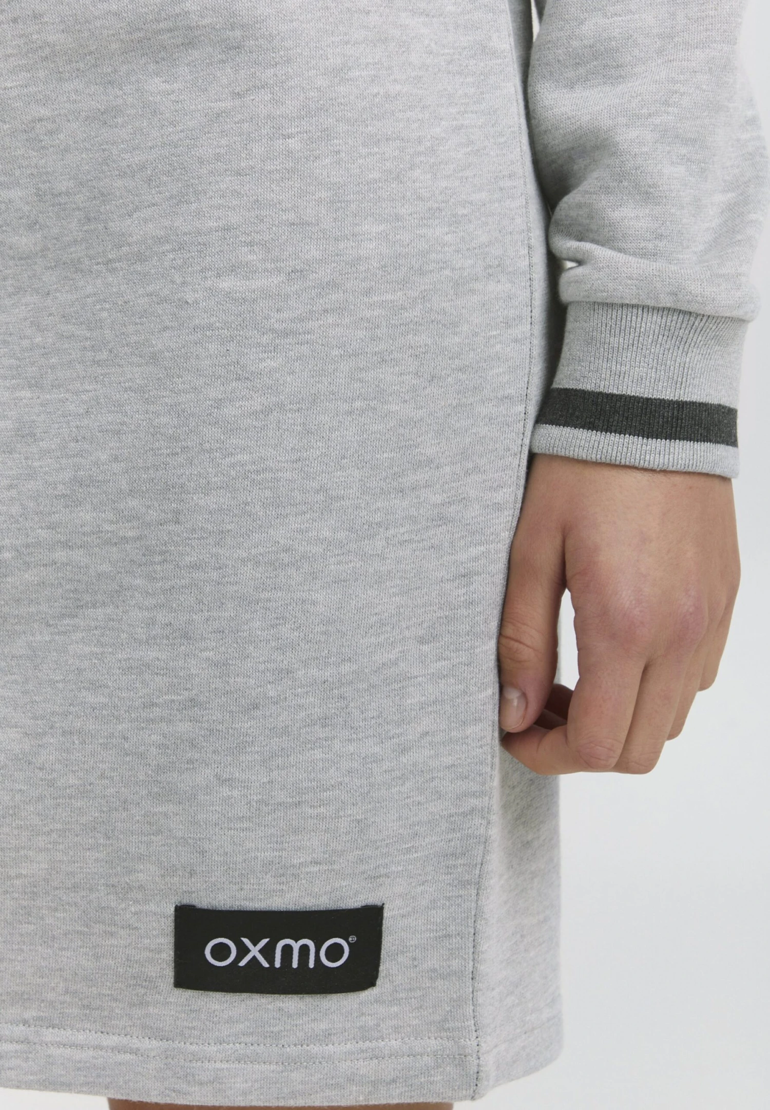 OXMO Oxomila - Vestido Informal - Dark Grey Melange 5 OXMO Oxomila - Vestido Informal - Dark Grey Melange - Imagen 5