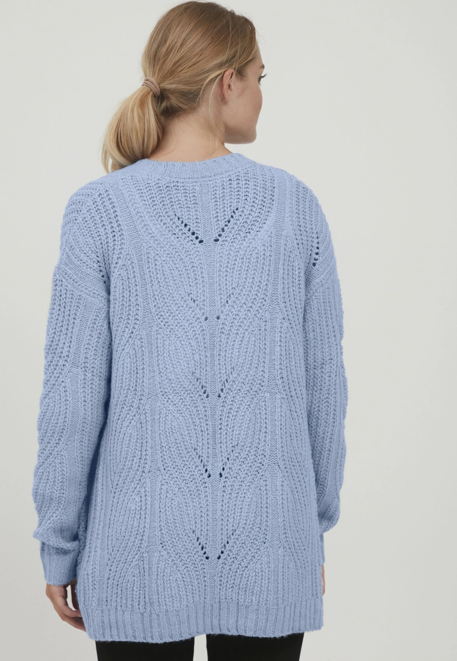 OXMO Oxclea - Chaqueta De Punto - Sky Blue 3 OXMO Oxclea - Chaqueta De Punto - Sky Blue - Imagen 3