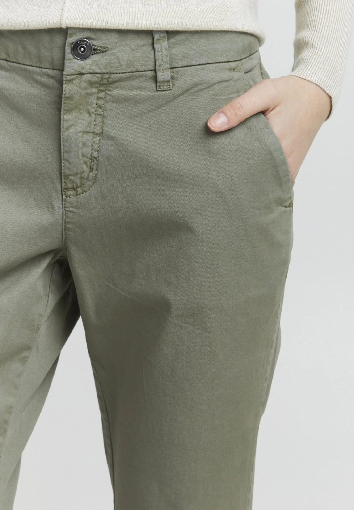 OXMO Chilli - Pantalones Chinos - Seagrass 4 OXMO Chilli - Pantalones Chinos - Seagrass - Imagen 4