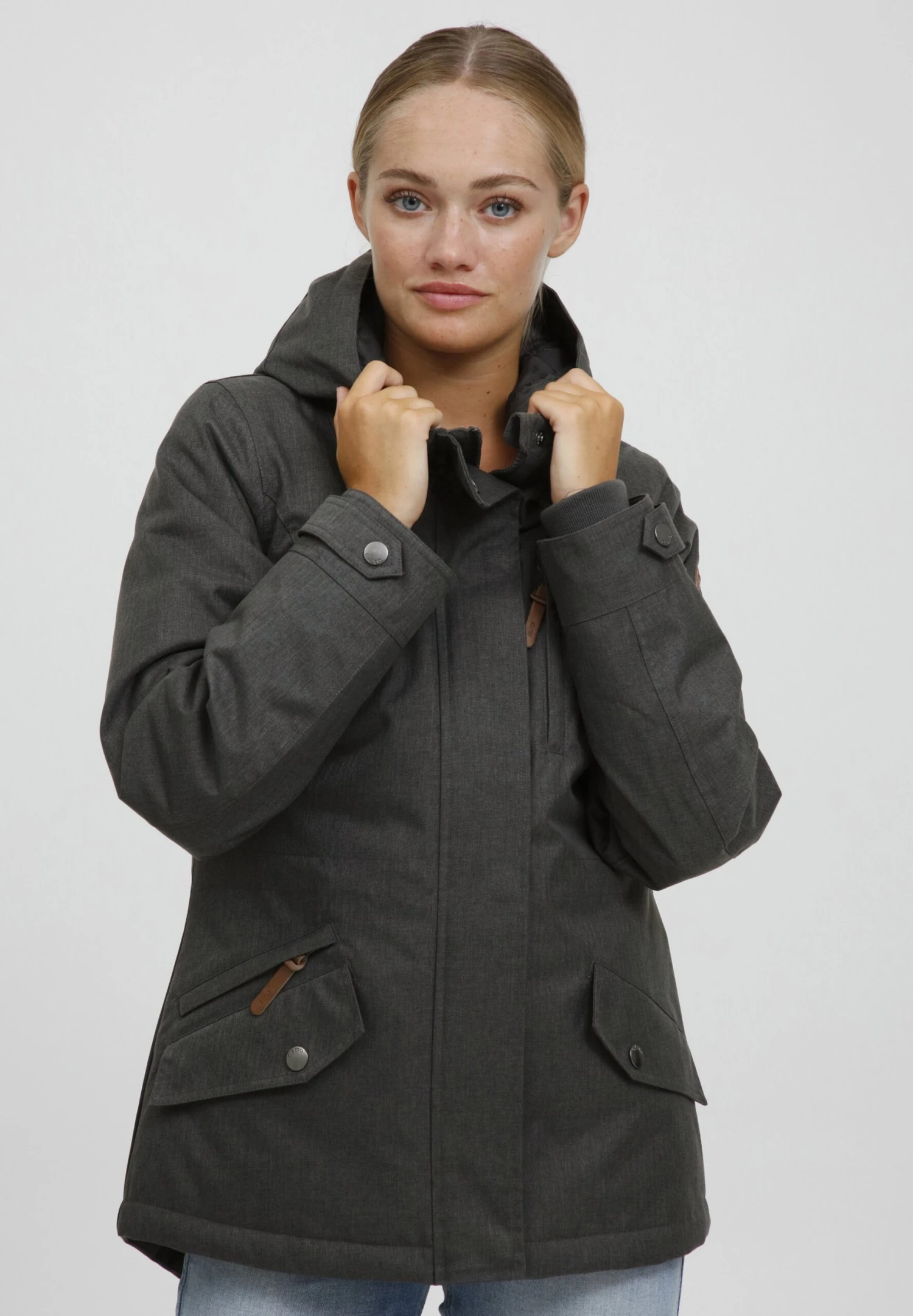 OXMO Oxbellissa - Chaqueta De Invierno - Dark Grey 1 OXMO Oxbellissa - Chaqueta De Invierno - Dark Grey