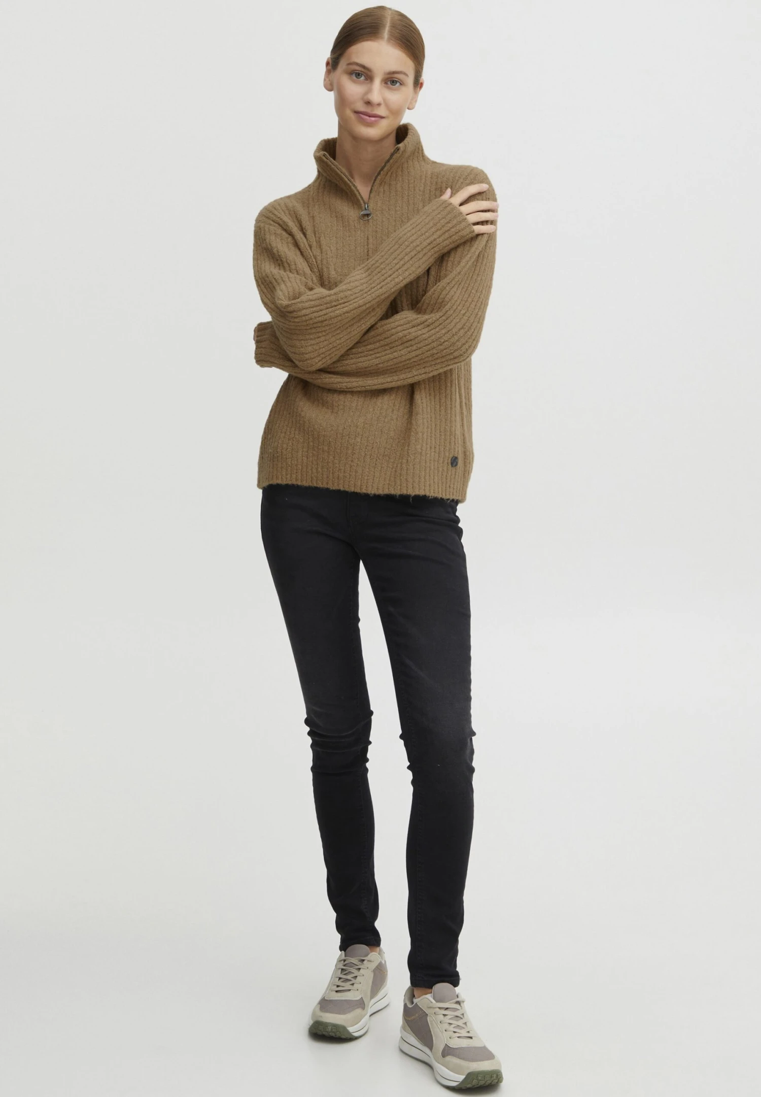 OXMO Oxsaline - Jersey De Punto - Tannin Melange 2 OXMO Oxsaline - Jersey De Punto - Tannin Melange - Imagen 2