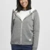OXMO Oxbinja - Sudadera Con Cremallera - Grey Melange
