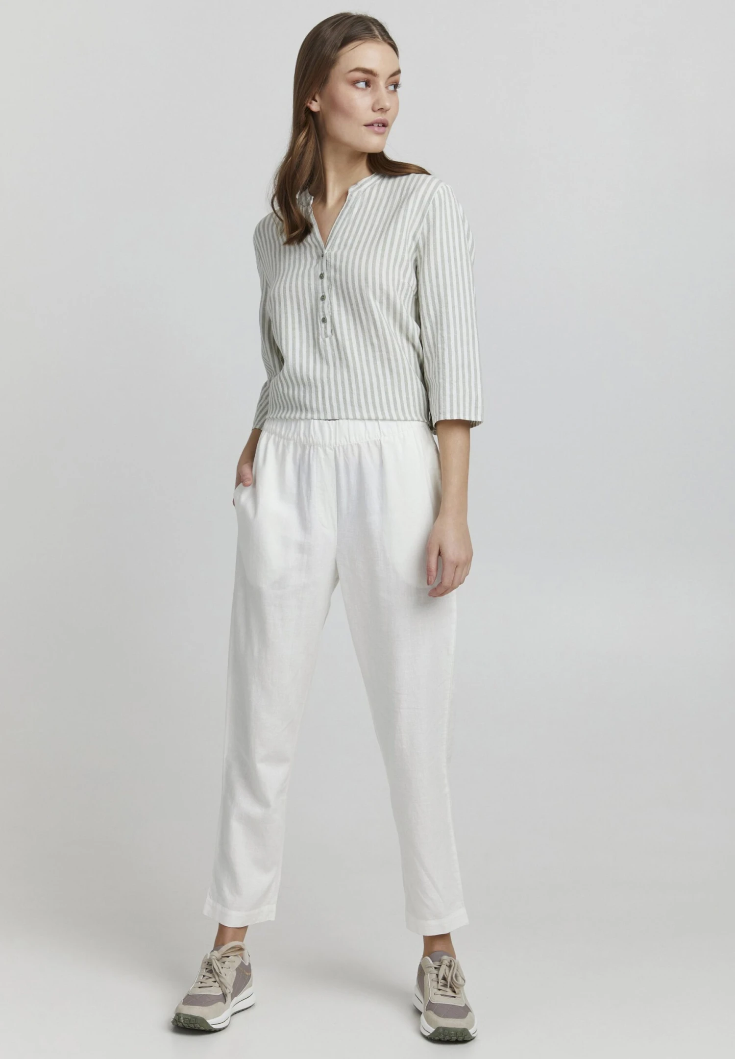 OXMO Alfa - Pantalones - Off White 2 OXMO Alfa - Pantalones - Off White - Imagen 2
