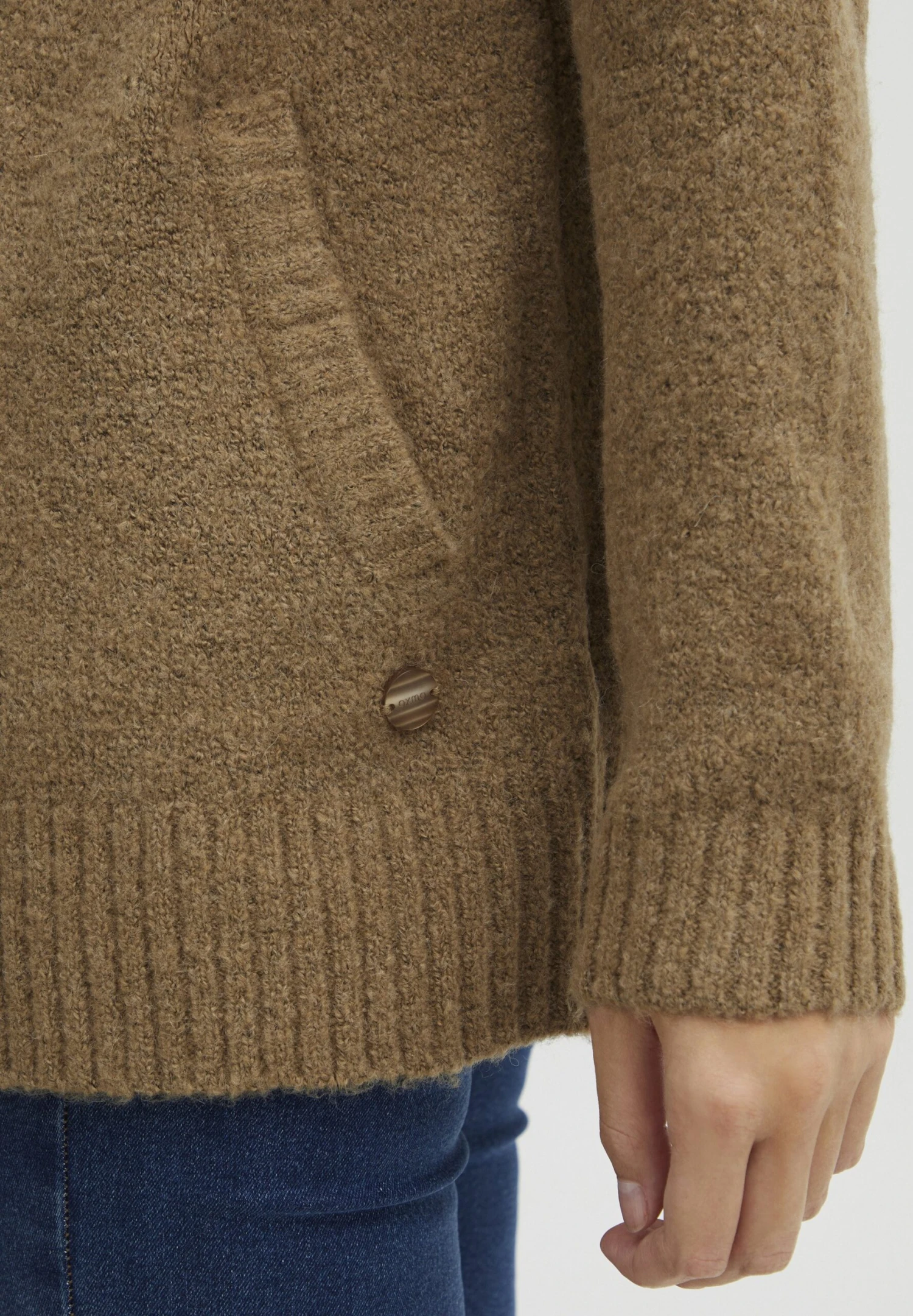 OXMO Oxsally - Chaqueta De Punto - Tannin Melange 5 OXMO Oxsally - Chaqueta De Punto - Tannin Melange - Imagen 5