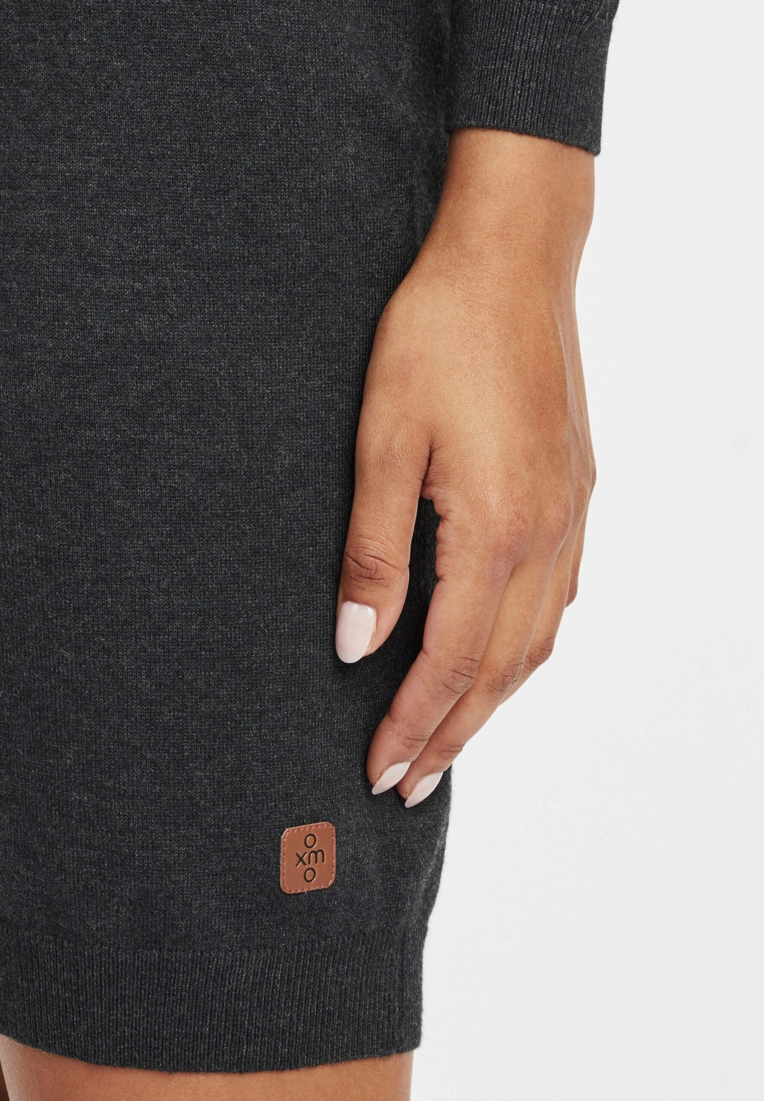 OXMO Oxella - Vestido De Punto - Dar Grey M 5 OXMO Oxella - Vestido De Punto - Dar Grey M - Imagen 5