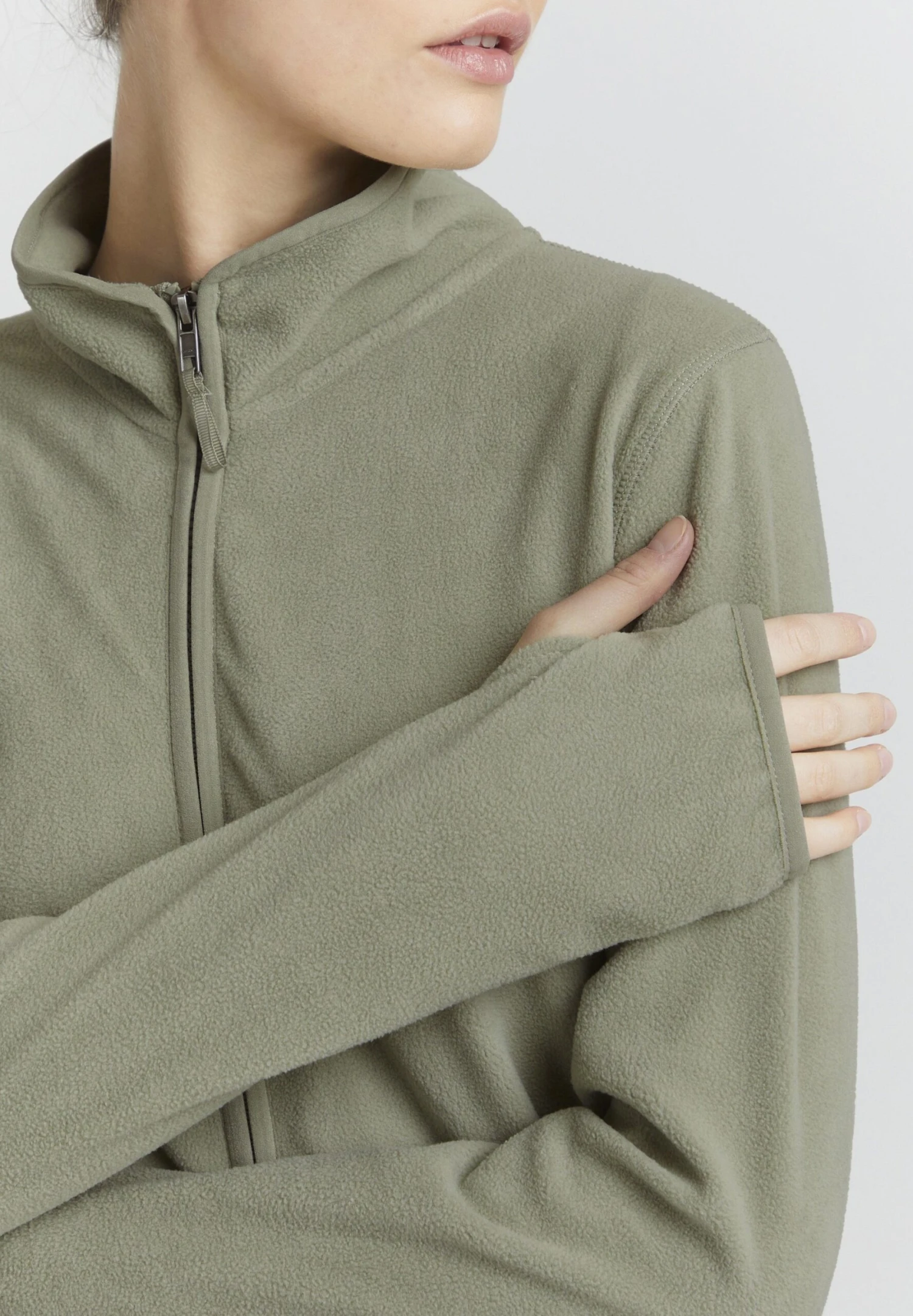 OXMO Oxrikka - Forro Polar - Seagrass 4 OXMO Oxrikka - Forro Polar - Seagrass - Imagen 4