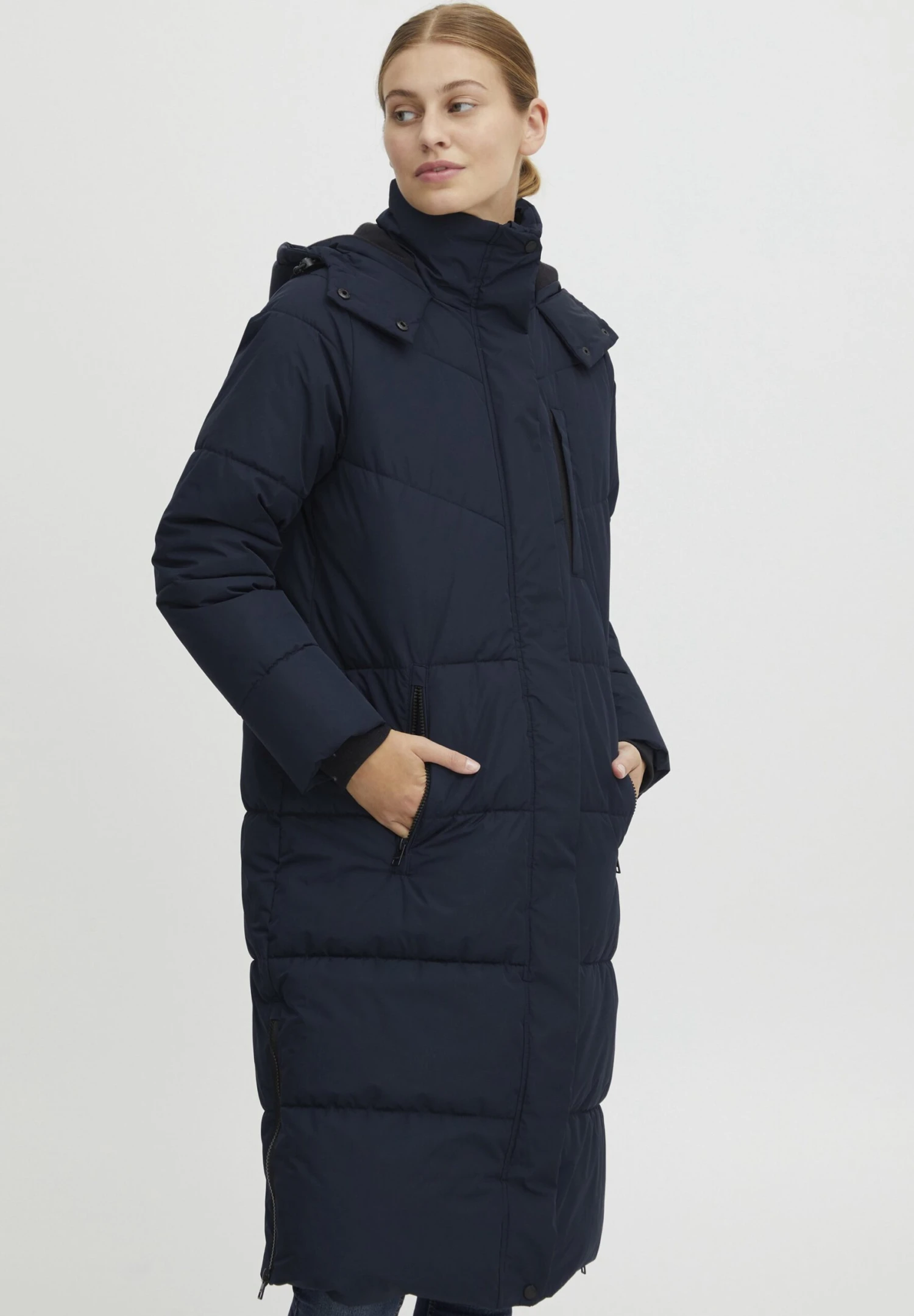 OXMO Oxjulie - Abrigo De Invierno - Insignia Blue 1 OXMO Oxjulie - Abrigo De Invierno - Insignia Blue