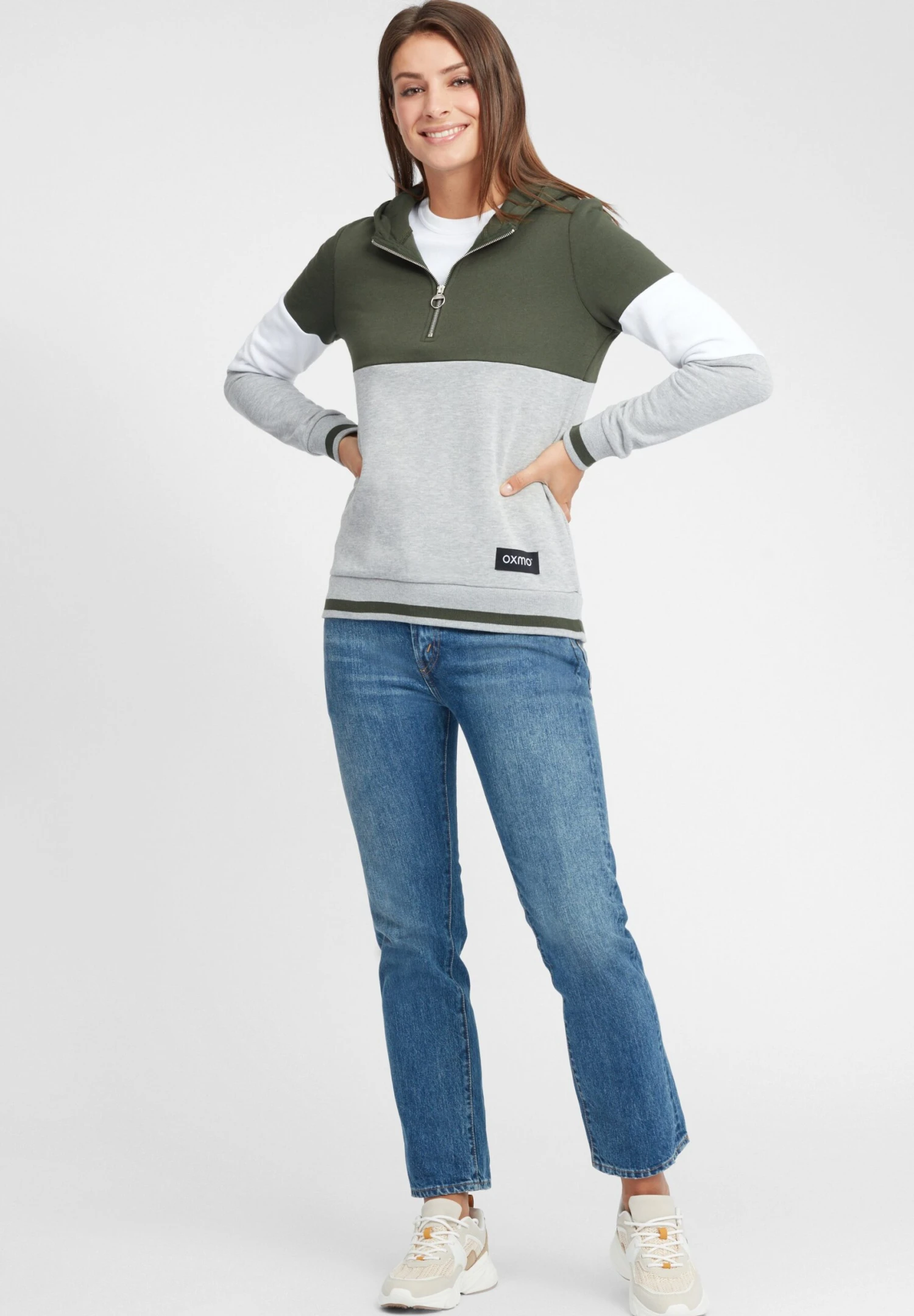 OXMO Oxomara - Jersey Con Capucha - Climbing Ivy 2 OXMO Oxomara - Jersey Con Capucha - Climbing Ivy - Imagen 2