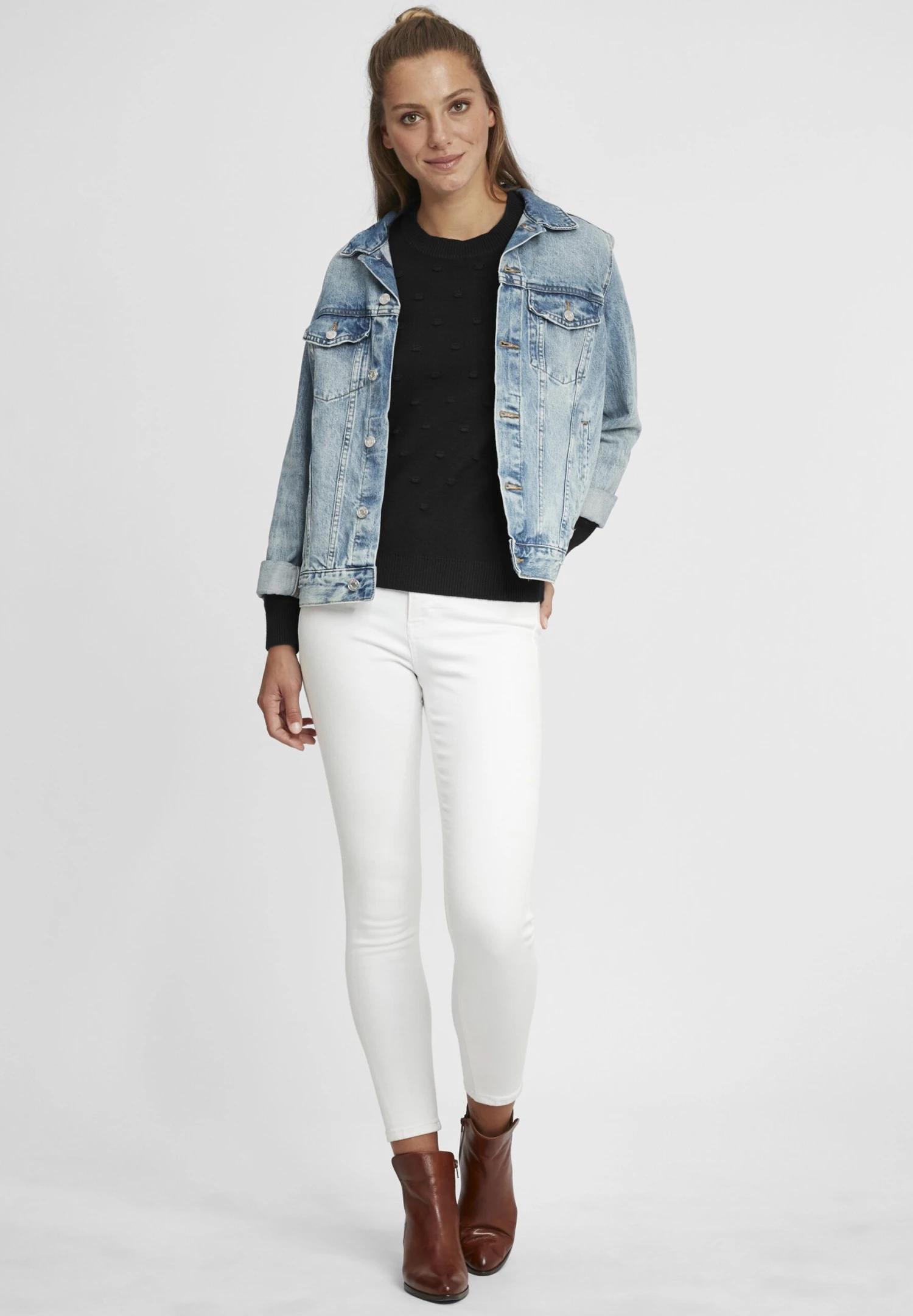 OXMO Oxdotta - Jersey De Punto - Black 2 OXMO Oxdotta - Jersey De Punto - Black - Imagen 2