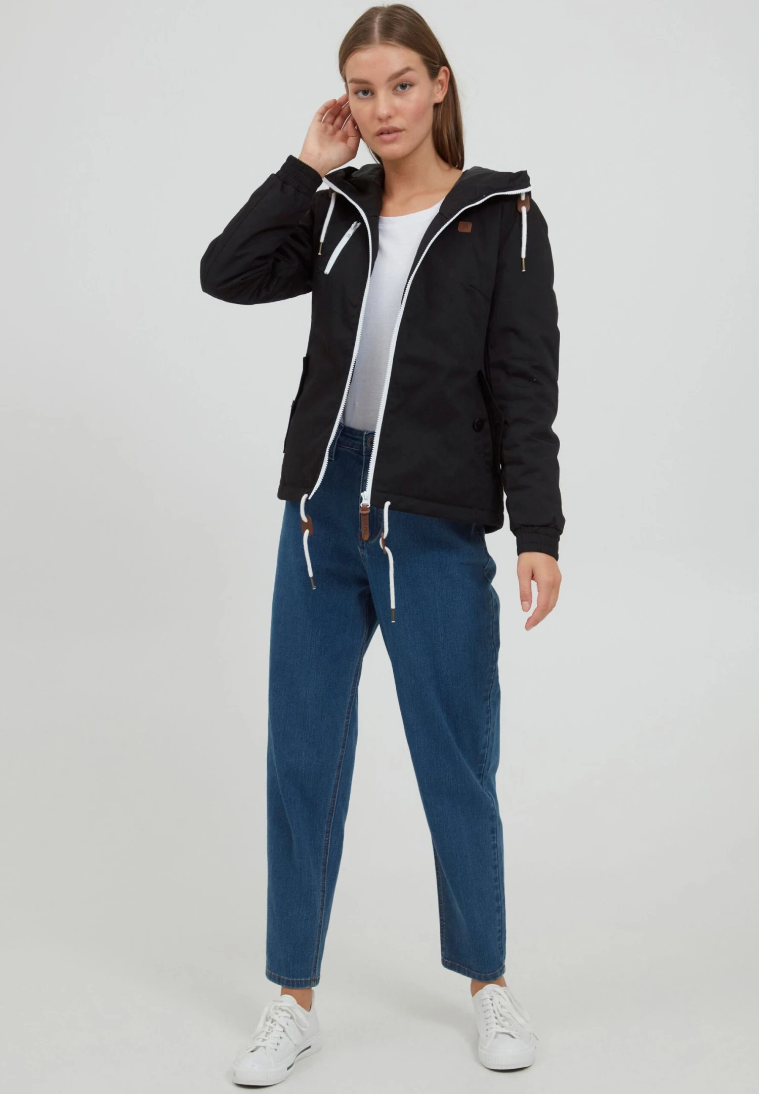 OXMO Oxtilda - Chaqueta De Entretiempo - Black 2 OXMO Oxtilda - Chaqueta De Entretiempo - Black - Imagen 2