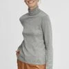 OXMO Oxwina - Jersey De Punto - Medium Grey Melange