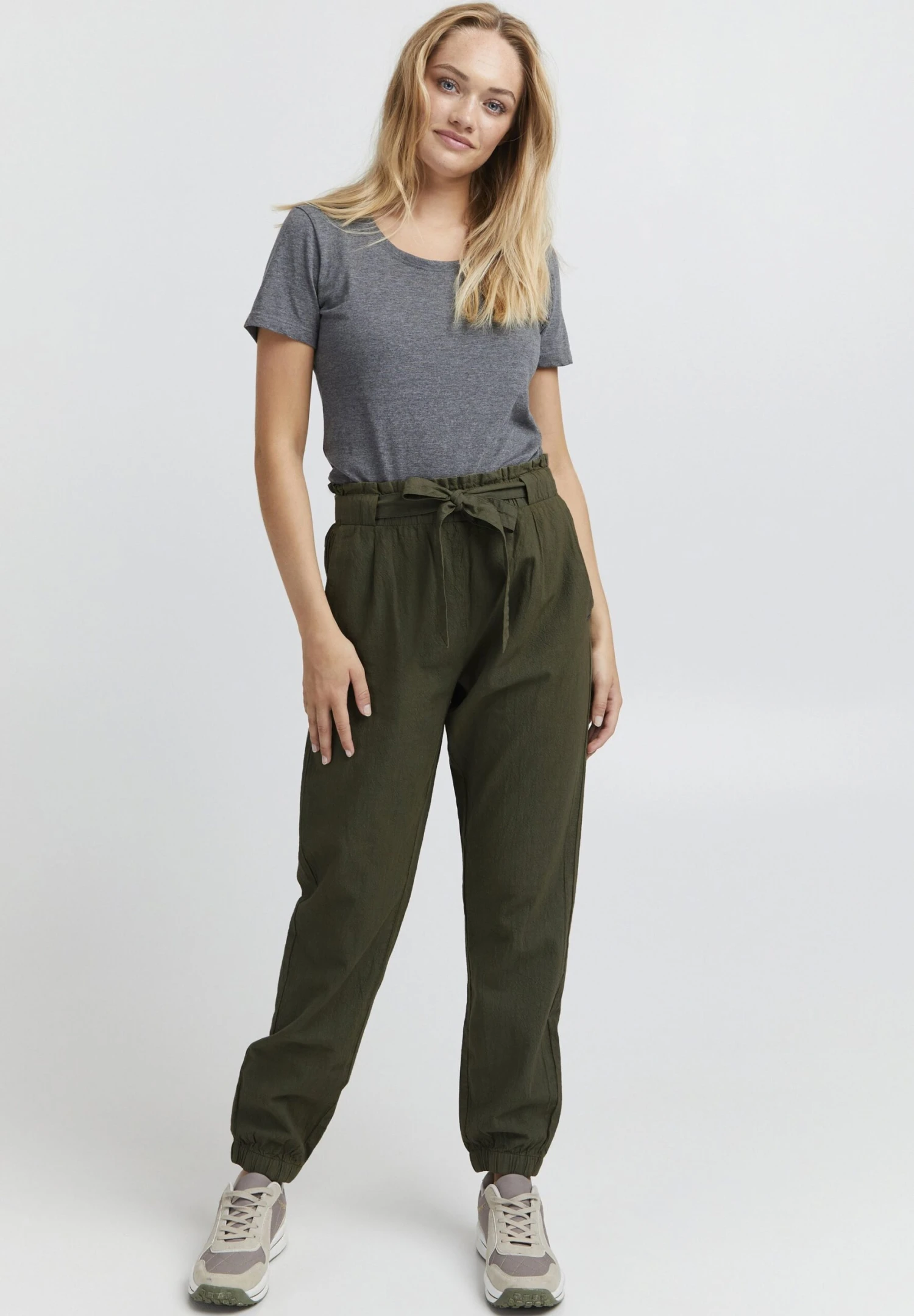 OXMO Pantalones - Dusty Olive 2 OXMO Pantalones - Dusty Olive - Imagen 2