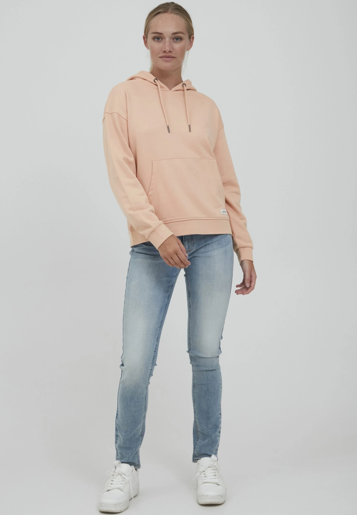 OXMO Oxgreta - Jersey Con Capucha - Mahogany Rose 2 OXMO Oxgreta - Jersey Con Capucha - Mahogany Rose - Imagen 2