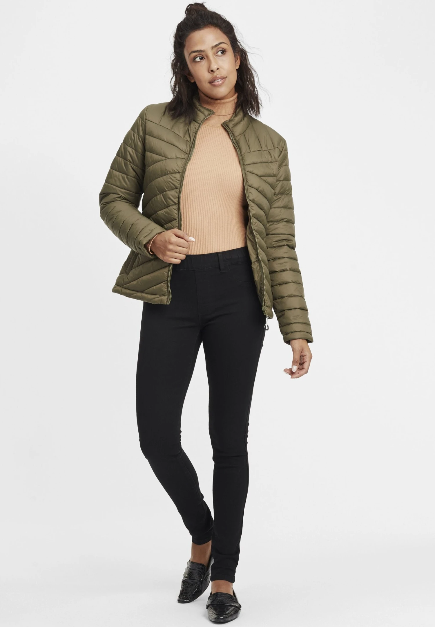 OXMO Oxleppa - Chaqueta De Entretiempo - Ivy Green 2 OXMO Oxleppa - Chaqueta De Entretiempo - Ivy Green - Imagen 2