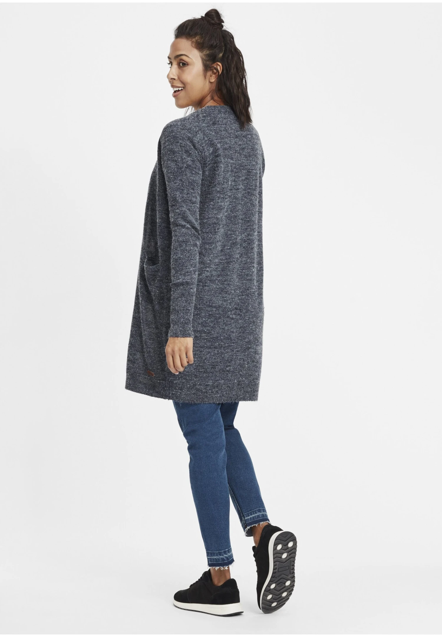 OXMO Oxneli - Chaqueta De Punto - Navy 3 OXMO Oxneli - Chaqueta De Punto - Navy - Imagen 3