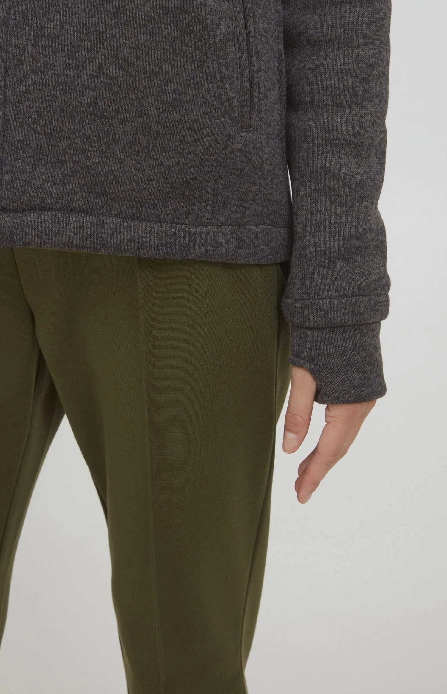 OXMO Oxthory - Sudadera Con Cremallera - True Black 5 OXMO Oxthory - Sudadera Con Cremallera - True Black - Imagen 5