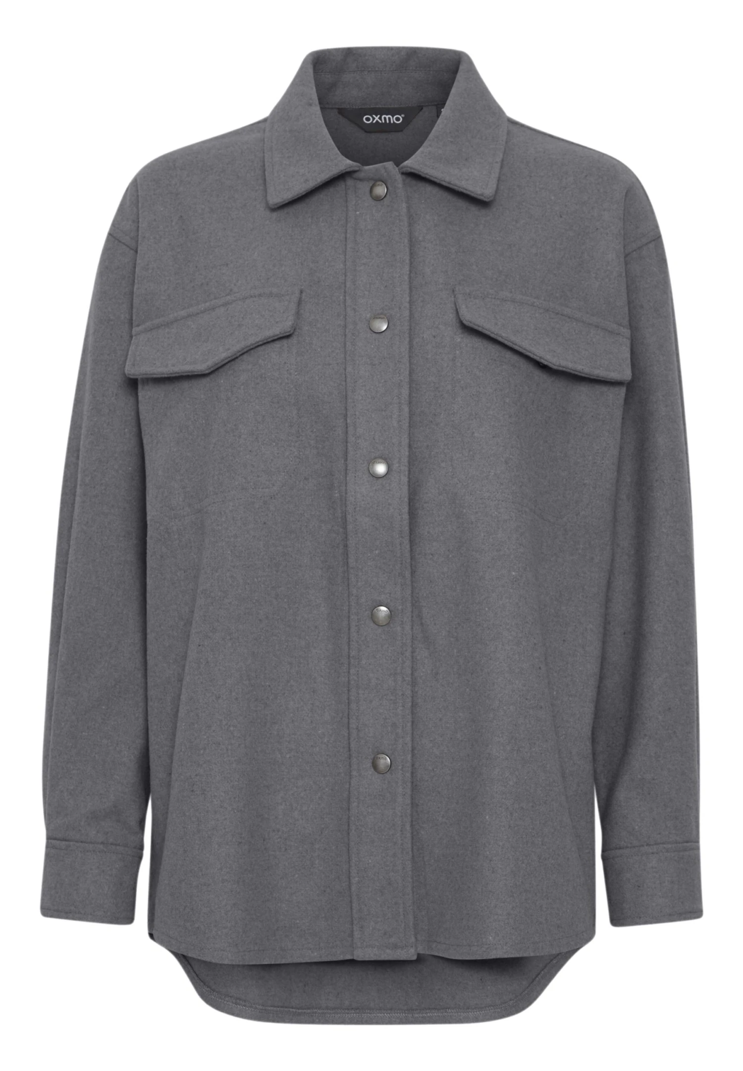 OXMO Valen - Chaqueta De Punto - Medium Grey Melange 6 OXMO Valen - Chaqueta De Punto - Medium Grey Melange - Imagen 6