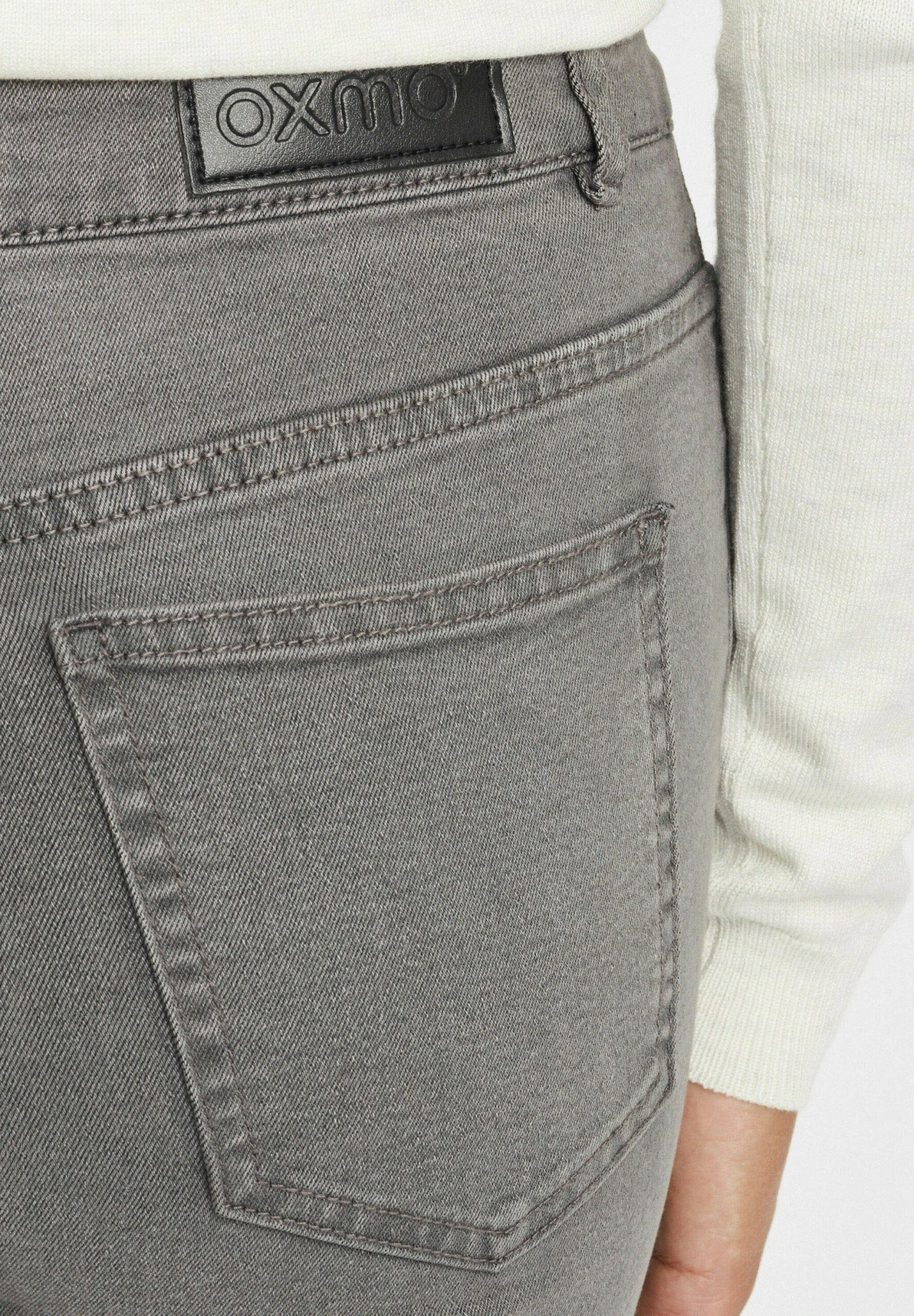 OXMO Oxlenna - Vaqueros Boyfriend - Grey Denim 5 OXMO Oxlenna - Vaqueros Boyfriend - Grey Denim - Imagen 5