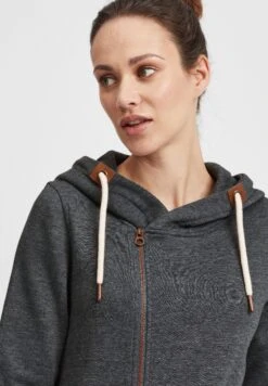 OXMO Oxvicky - Sudadera Con Cremallera - Dar Grey M -Oxmo b4b08f9125d140ca86a3b03428001997