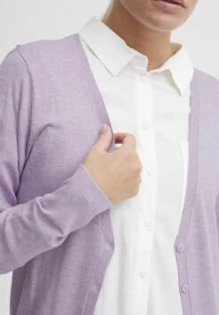 OXMO Oxhelene - Chaqueta De Punto - Purple Rose Melange -Oxmo b525242990794493a37d6edbe7184648