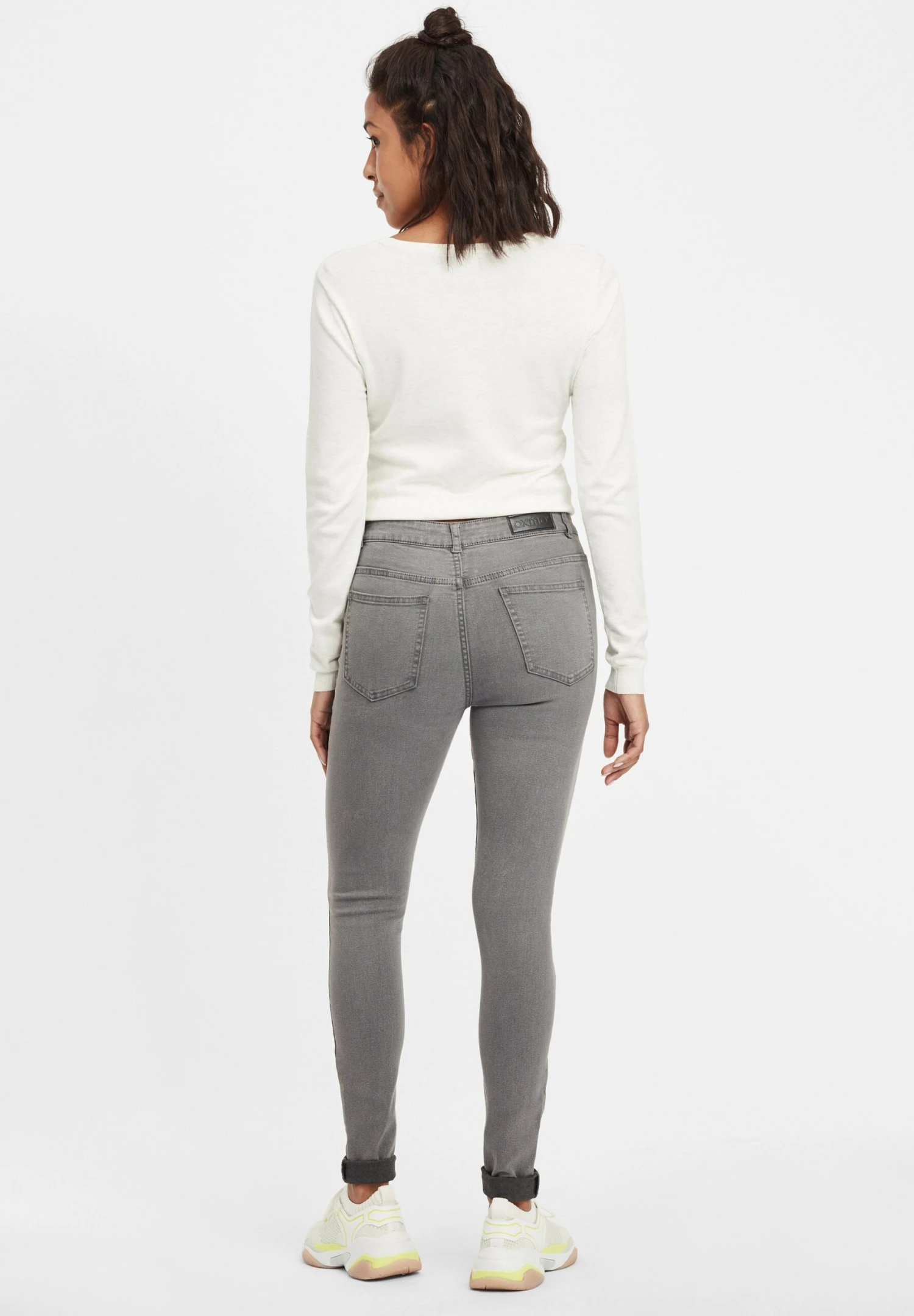 OXMO Oxlenna - Vaqueros Boyfriend - Grey Denim 3 OXMO Oxlenna - Vaqueros Boyfriend - Grey Denim - Imagen 3