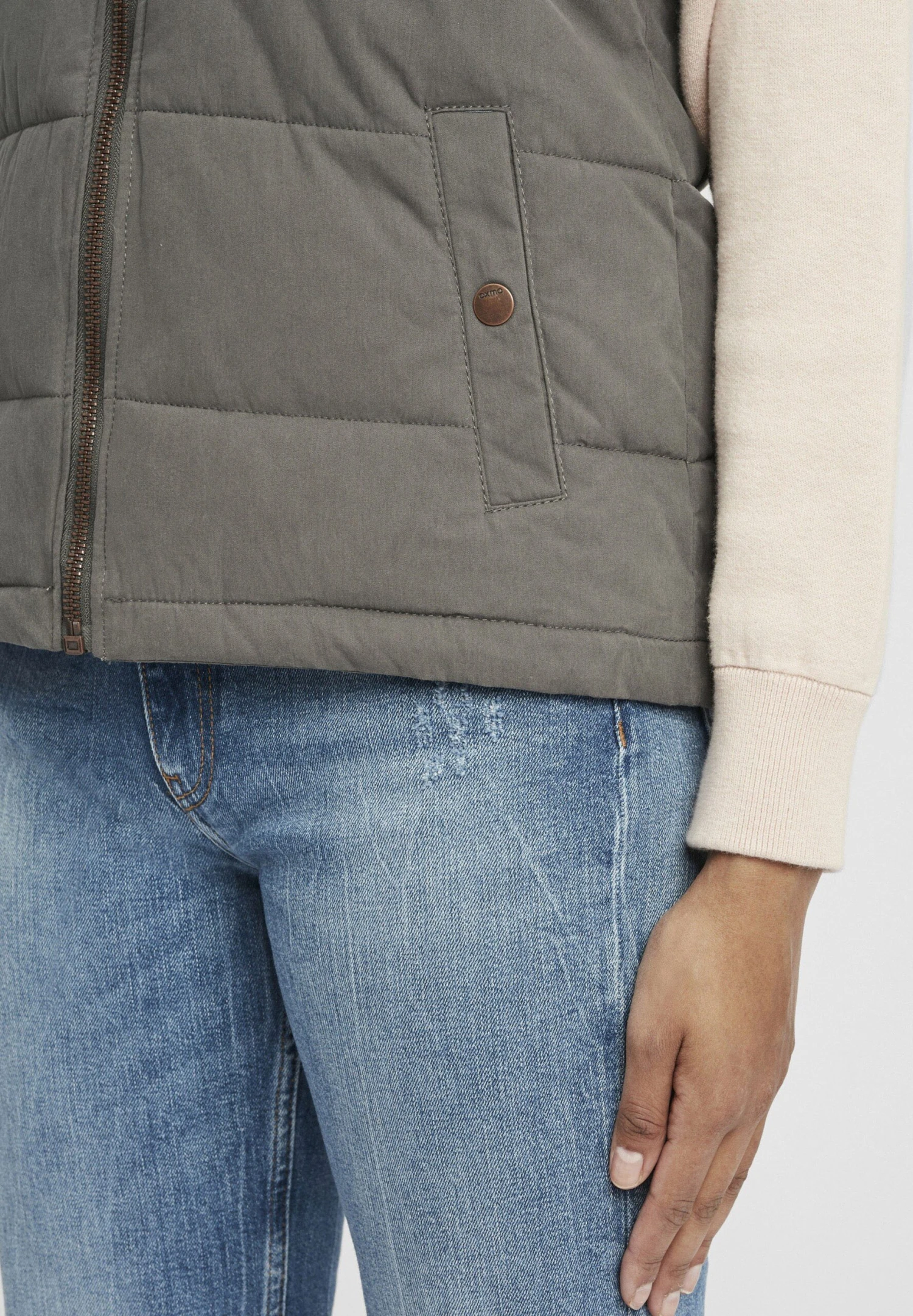 OXMO Oxlew - Chaleco - Dark Grey 5 OXMO Oxlew - Chaleco - Dark Grey - Imagen 5