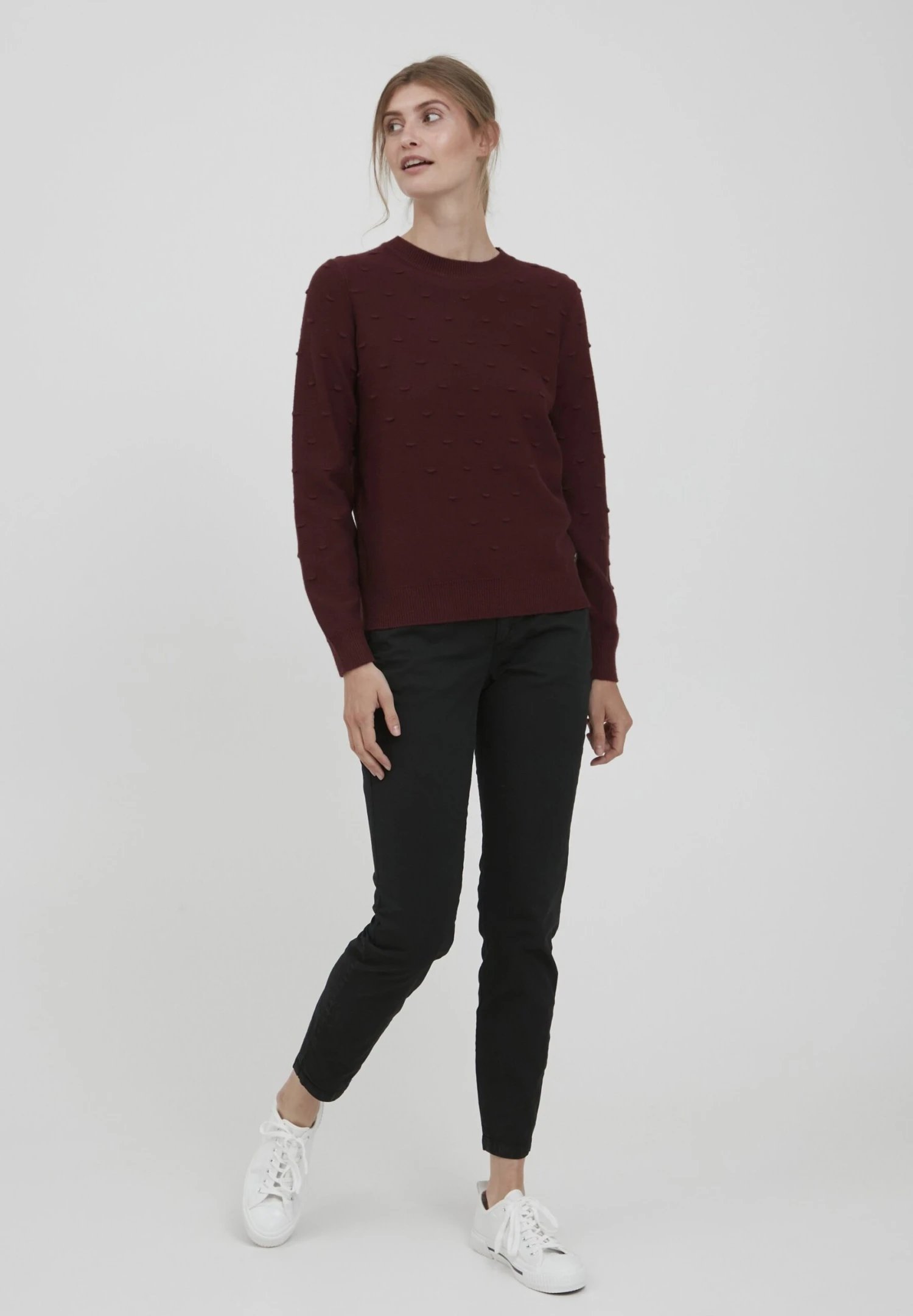 OXMO Oxdotta - Jersey De Punto - Chocolate Truffle 2 OXMO Oxdotta - Jersey De Punto - Chocolate Truffle - Imagen 2